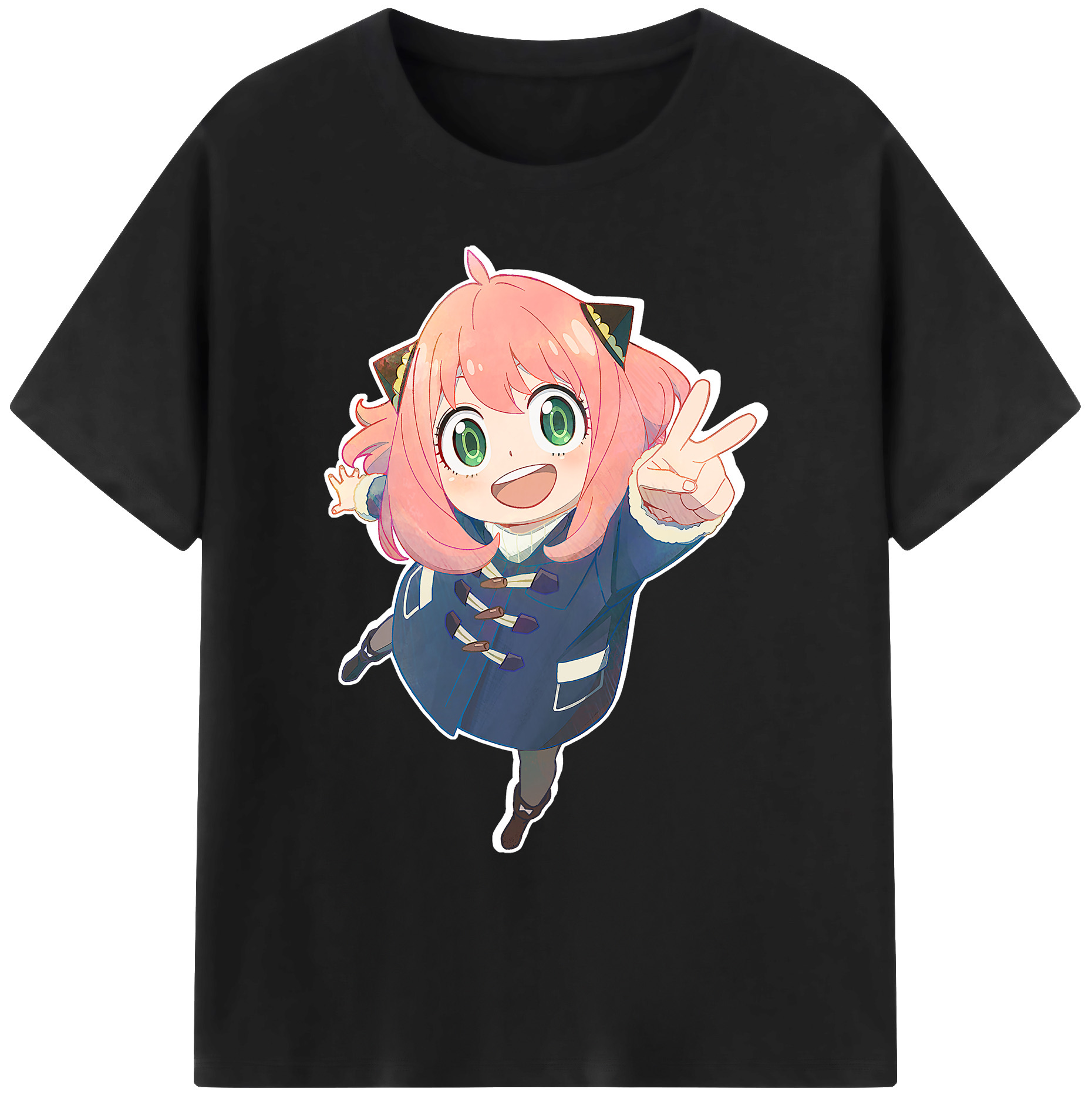 （画像用） SPY×FAMILY间谍家家酒 綿100％ メンズ半袖Tシャツ｜肌触りやわらか＆通気性