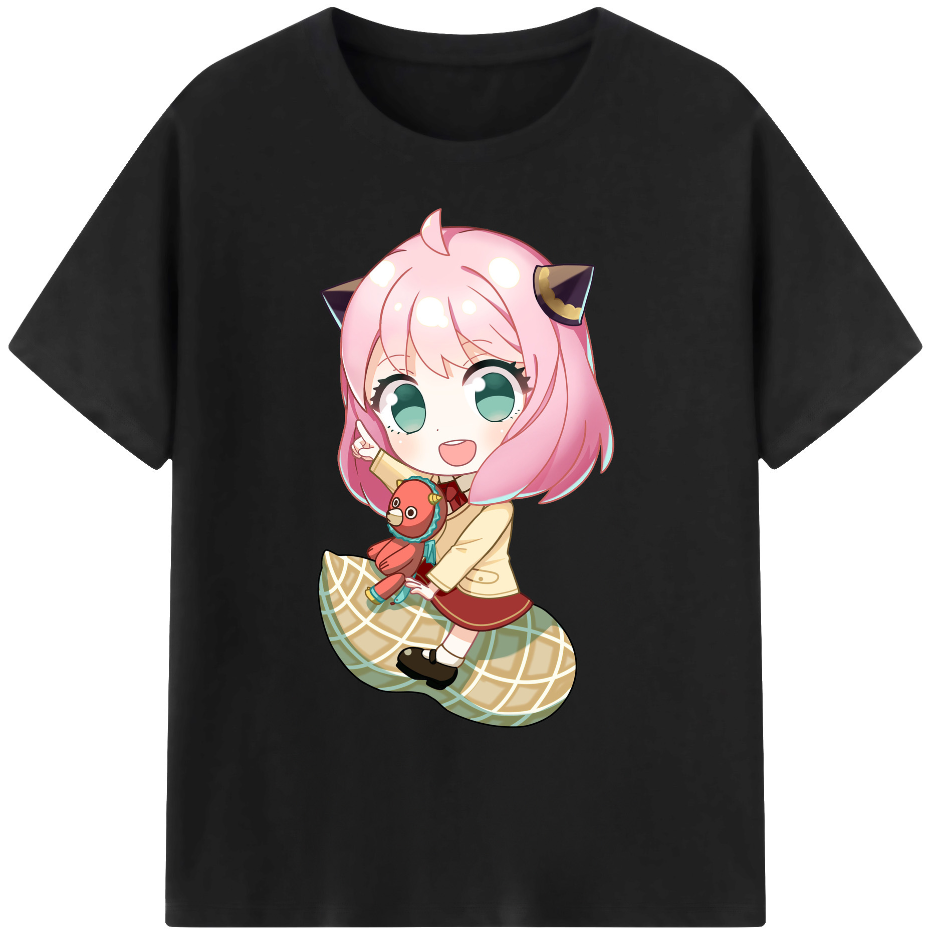 （画像用） SPY×FAMILY间谍家家酒 綿100％ メンズ半袖Tシャツ｜肌触りやわらか＆通気性