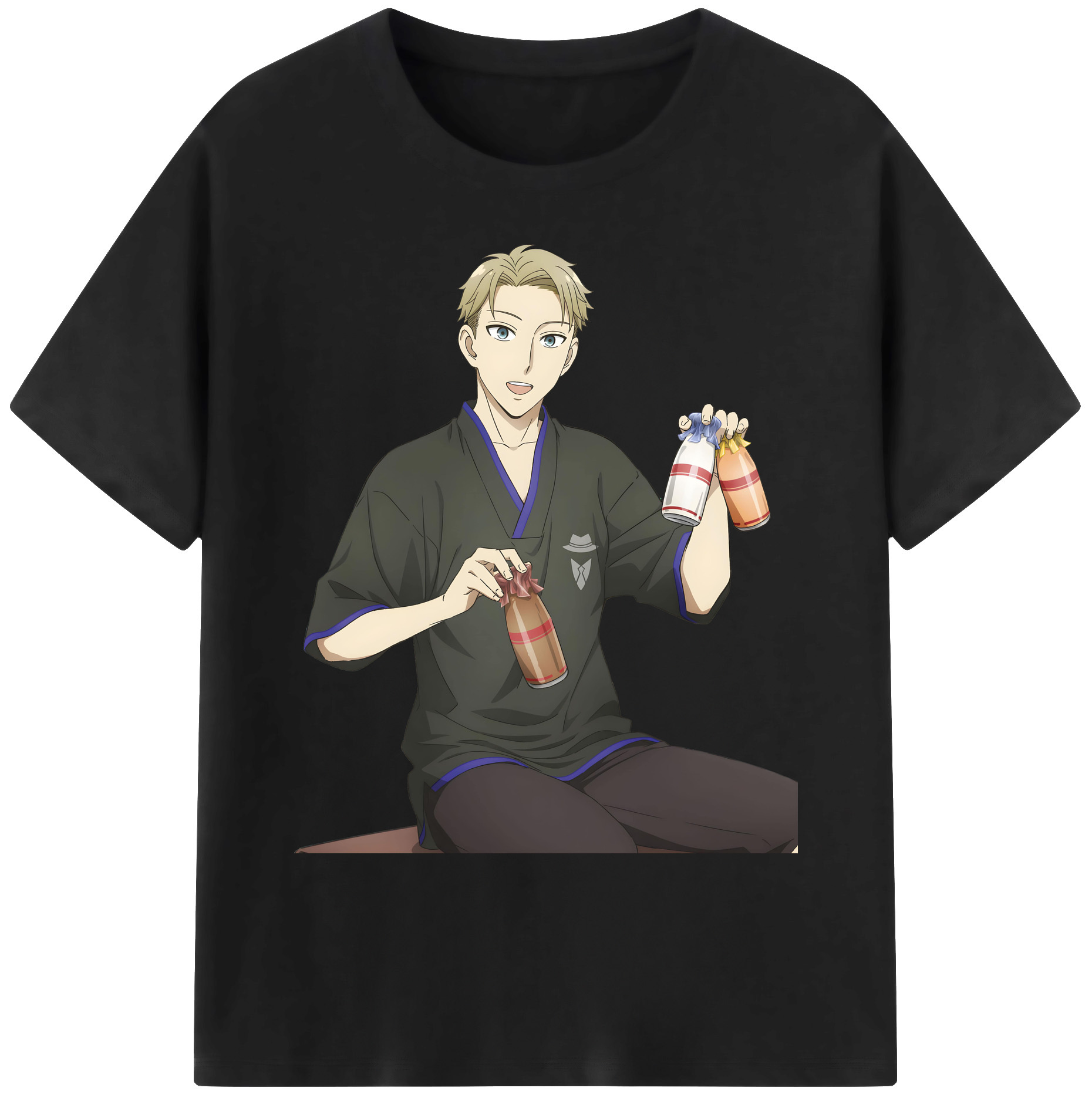 （画像用） SPY×FAMILY间谍家家酒 綿100％ メンズ半袖Tシャツ｜肌触りやわらか＆通気性