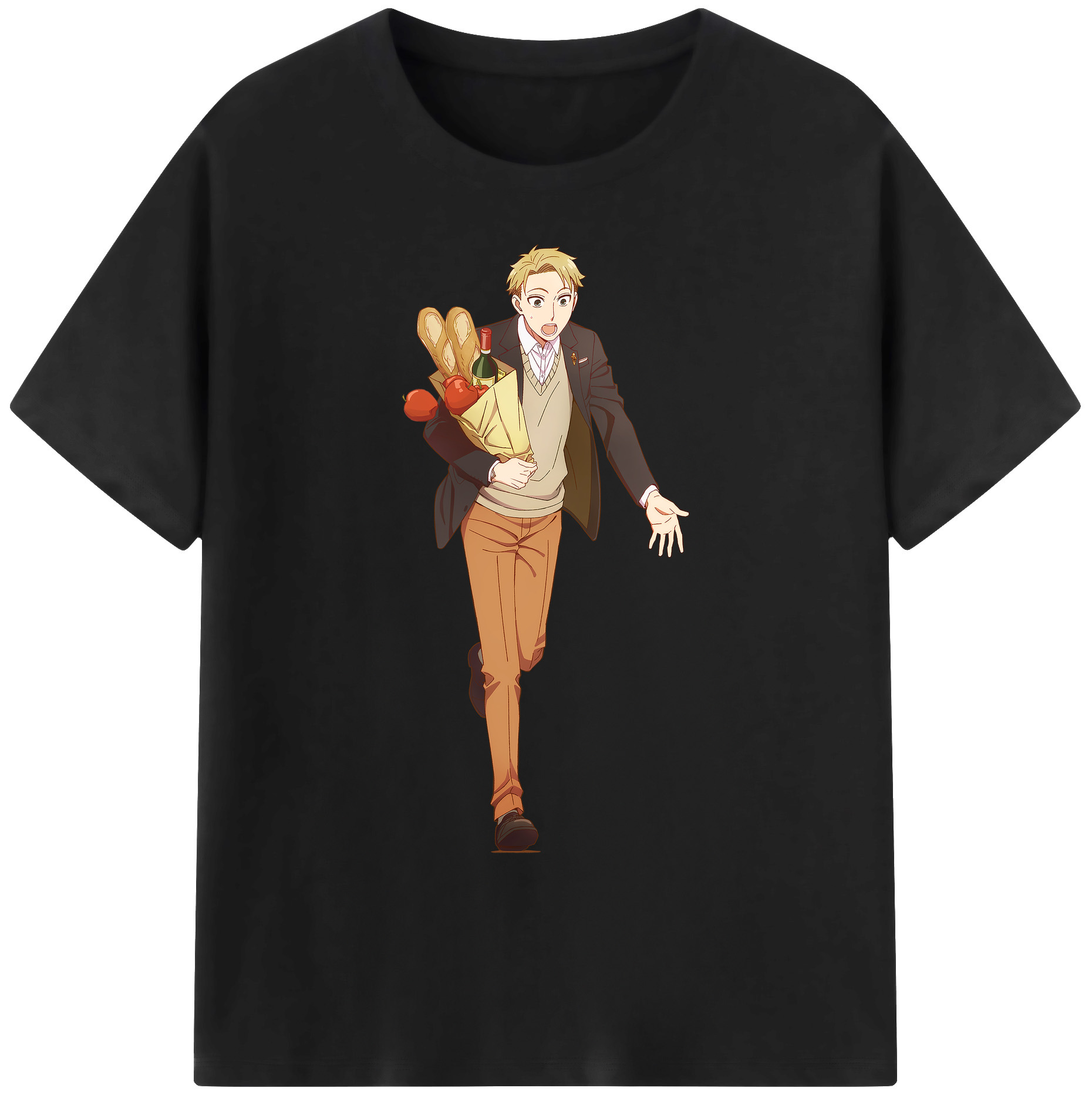 （画像用） SPY×FAMILY间谍家家酒 綿100％ メンズ半袖Tシャツ｜肌触りやわらか＆通気性