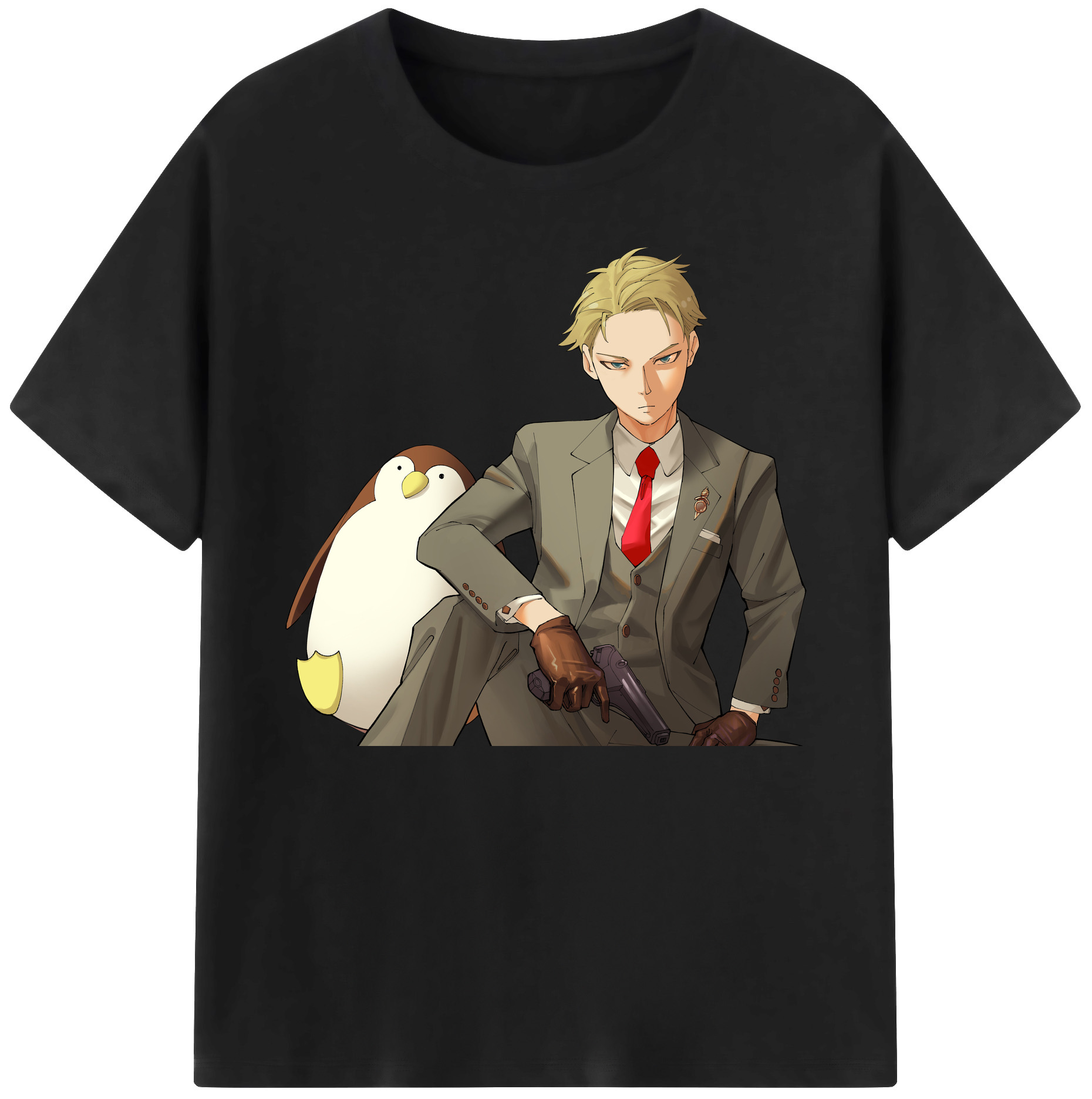 （画像用） SPY×FAMILY间谍家家酒 綿100％ メンズ半袖Tシャツ｜肌触りやわらか＆通気性