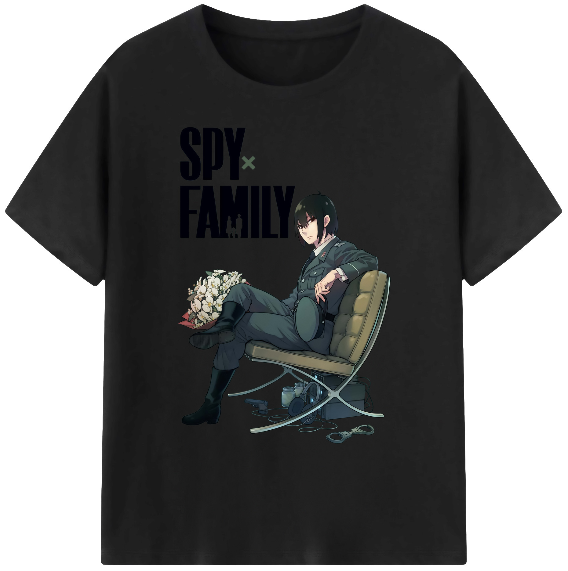 （画像用） SPY×FAMILY间谍家家酒 綿100％ メンズ半袖Tシャツ｜肌触りやわらか＆通気性
