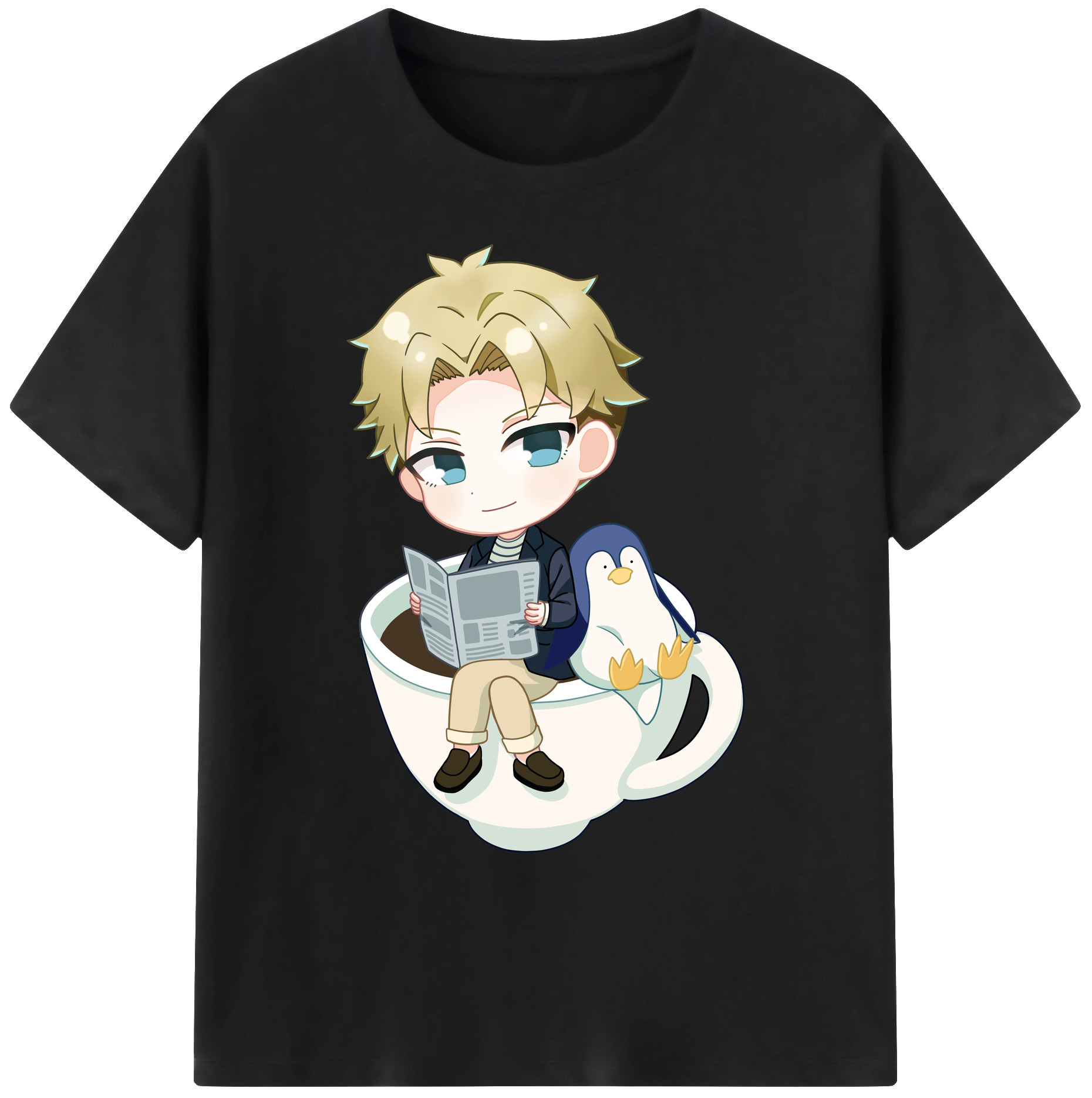 （画像用） SPY×FAMILY间谍家家酒 綿100％ メンズ半袖Tシャツ｜肌触りやわらか＆通気性