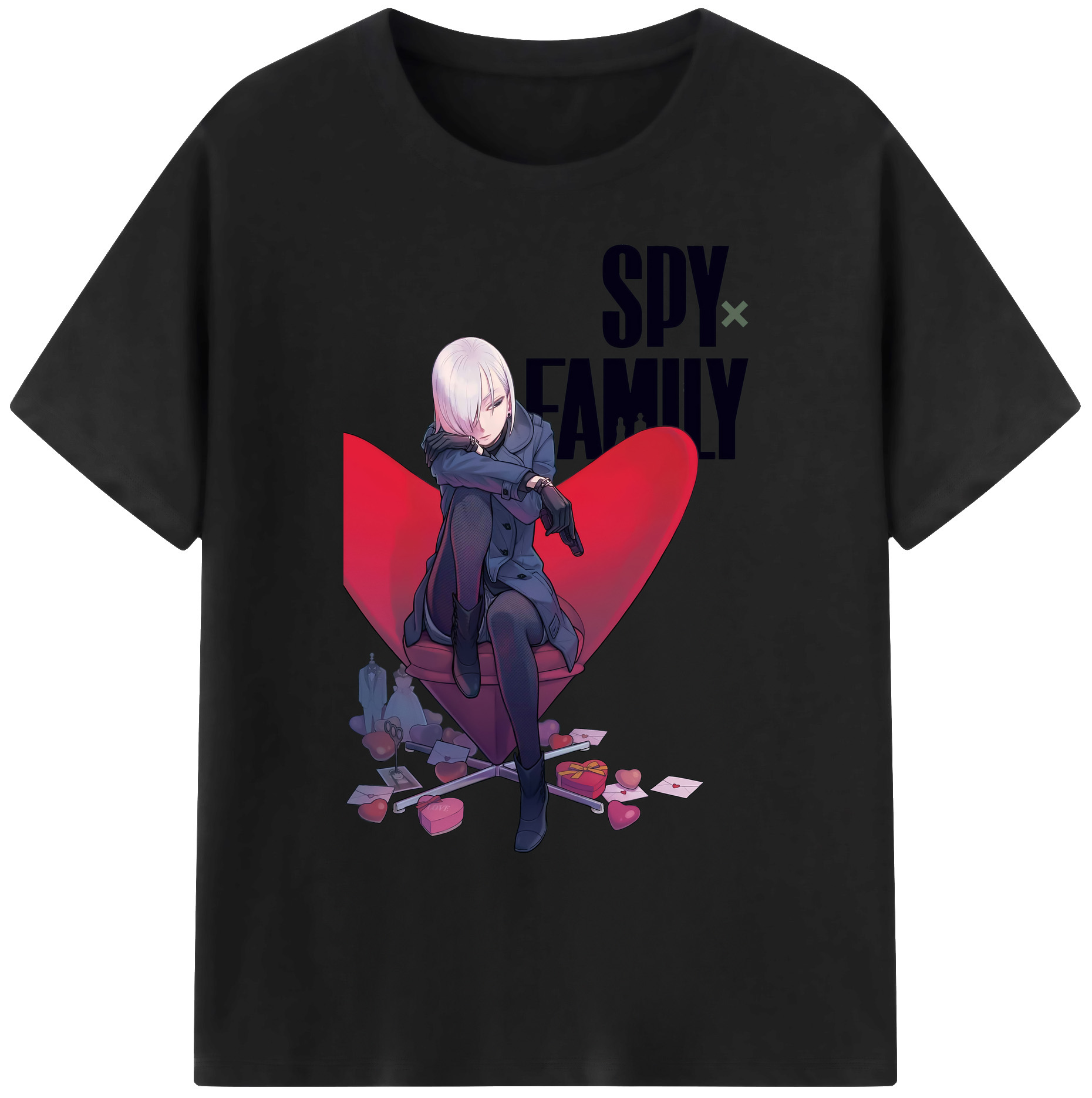 （画像用） SPY×FAMILY间谍家家酒 綿100％ メンズ半袖Tシャツ｜肌触りやわらか＆通気性