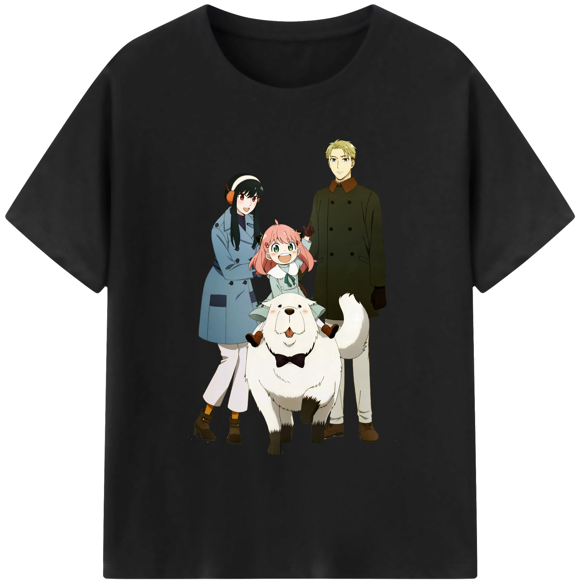 （画像用） SPY×FAMILY间谍家家酒 綿100％ メンズ半袖Tシャツ｜肌触りやわらか＆通気性