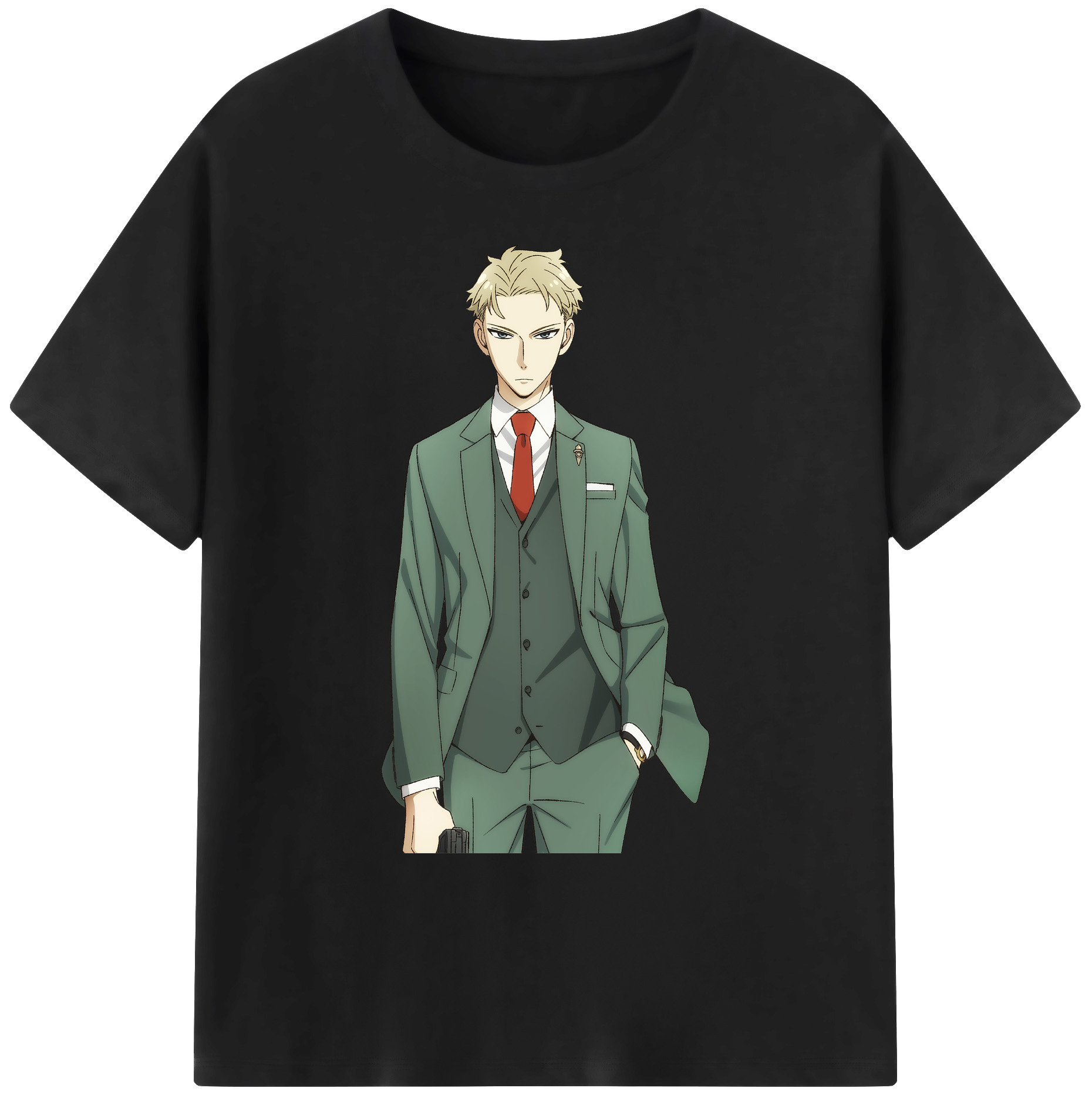 （画像用） SPY×FAMILY间谍家家酒 綿100％ メンズ半袖Tシャツ｜肌触りやわらか＆通気性