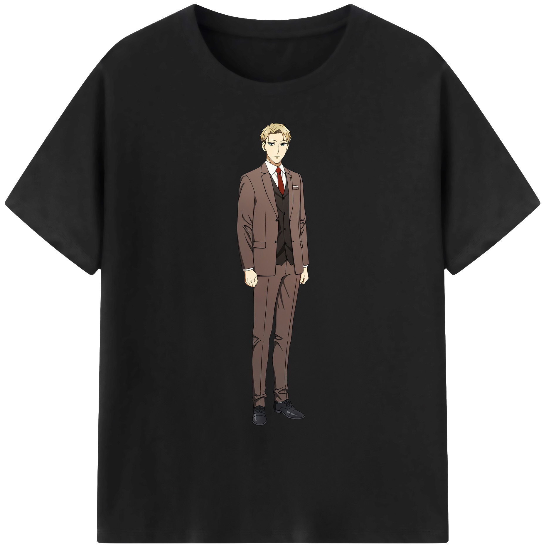 （画像用） SPY×FAMILY间谍家家酒 綿100％ メンズ半袖Tシャツ｜肌触りやわらか＆通気性