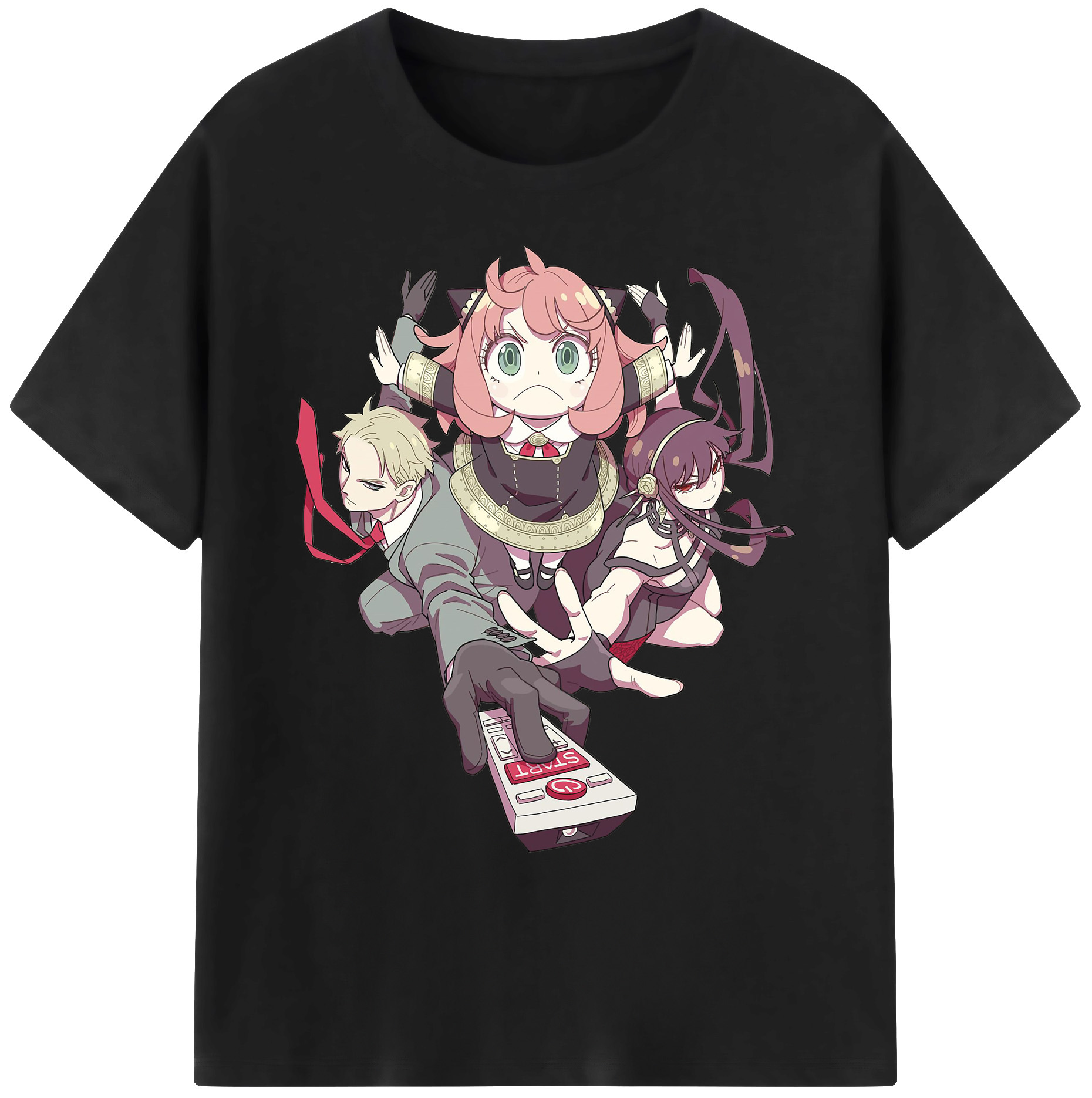 （画像用） SPY×FAMILY间谍家家酒 綿100％ メンズ半袖Tシャツ｜肌触りやわらか＆通気性