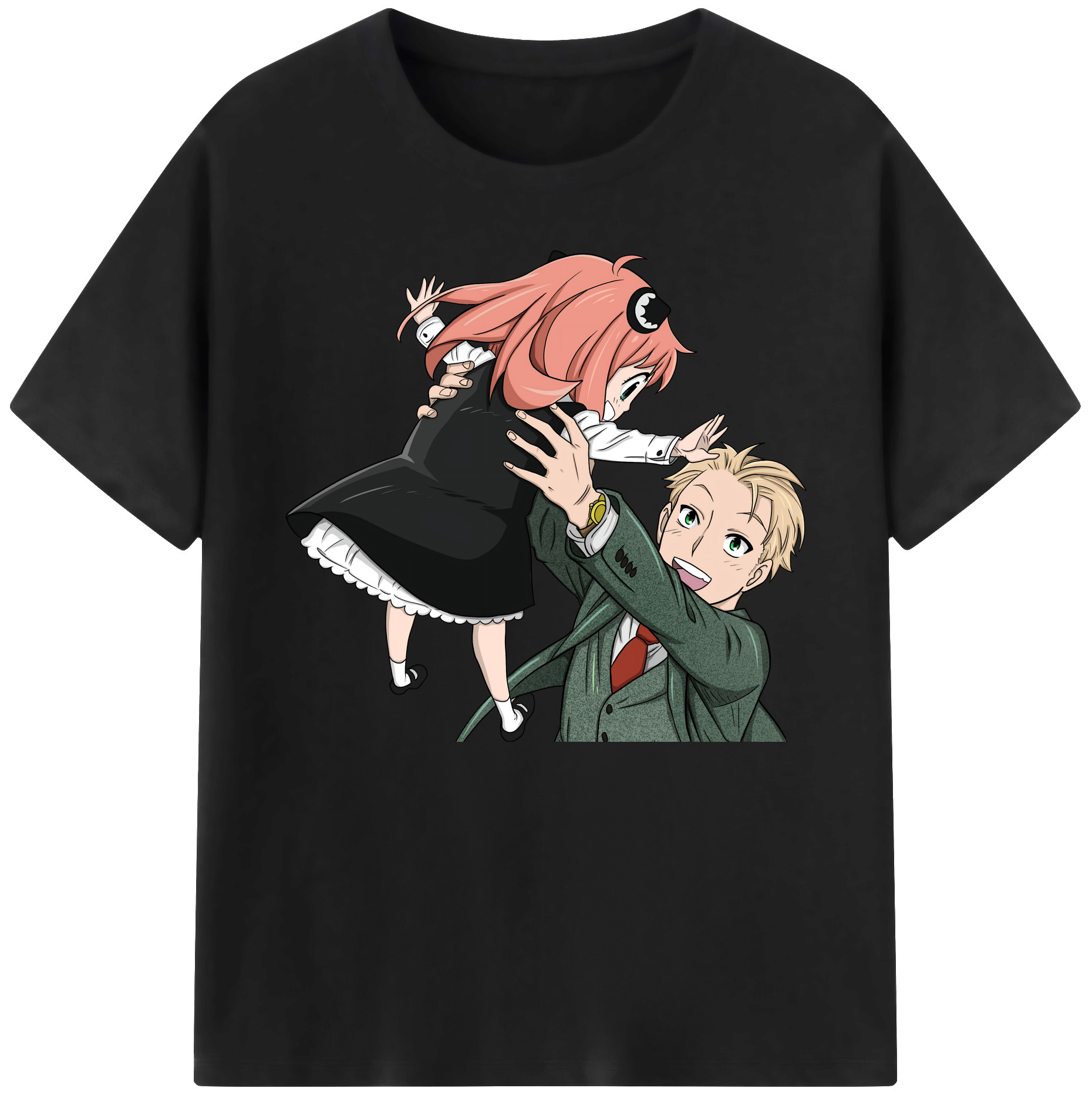 （画像用） SPY×FAMILY间谍家家酒 綿100％ メンズ半袖Tシャツ｜肌触りやわらか＆通気性