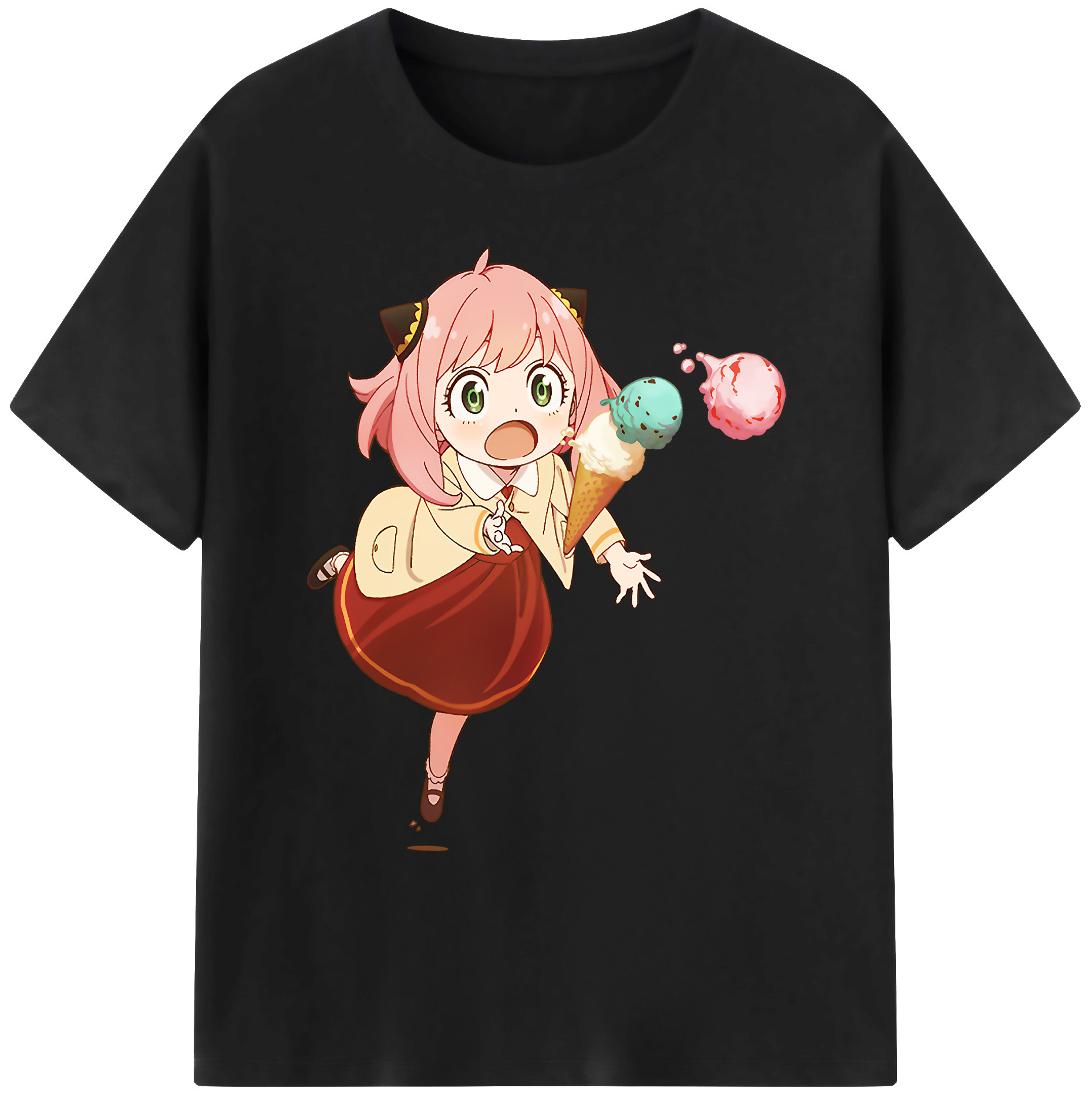 （画像用） SPY×FAMILY间谍家家酒 綿100％ メンズ半袖Tシャツ｜肌触りやわらか＆通気性