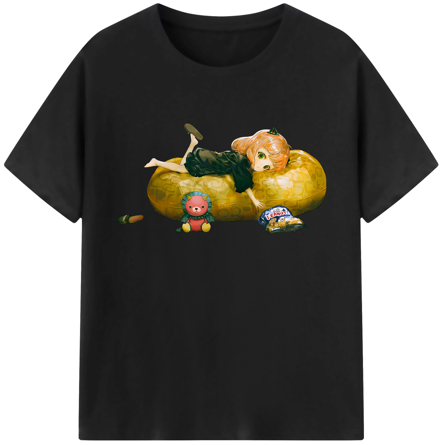 （画像用） SPY×FAMILY间谍家家酒 綿100％ メンズ半袖Tシャツ｜肌触りやわらか＆通気性