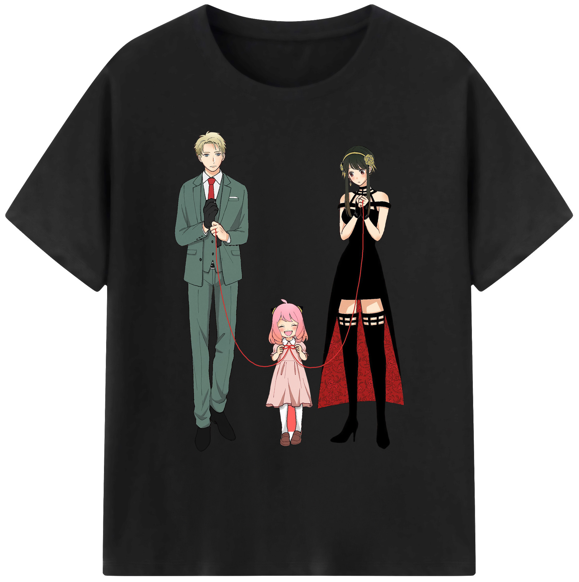（画像用） SPY×FAMILY间谍家家酒 綿100％ メンズ半袖Tシャツ｜肌触りやわらか＆通気性