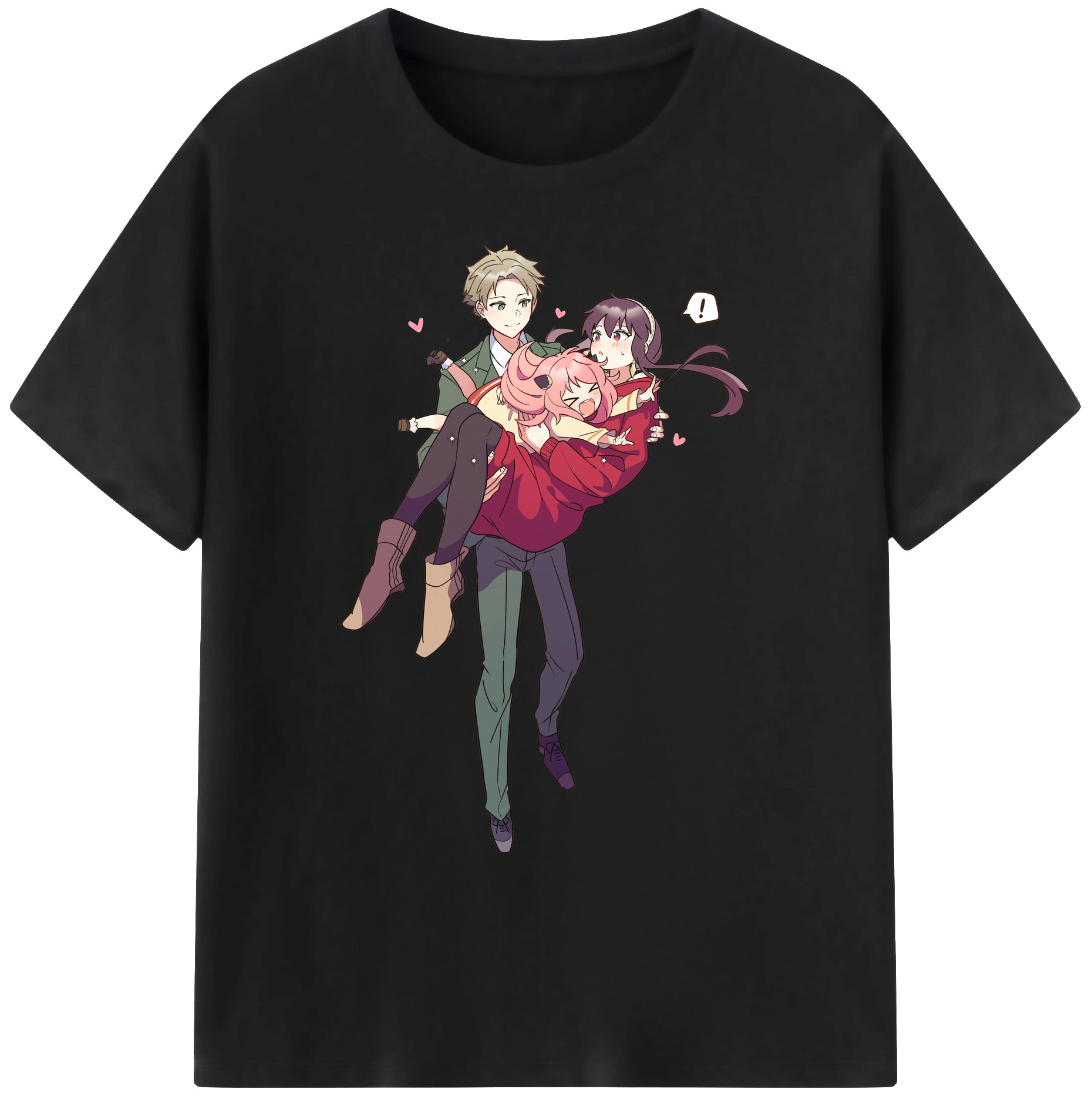 （画像用） SPY×FAMILY间谍家家酒 綿100％ メンズ半袖Tシャツ｜肌触りやわらか＆通気性
