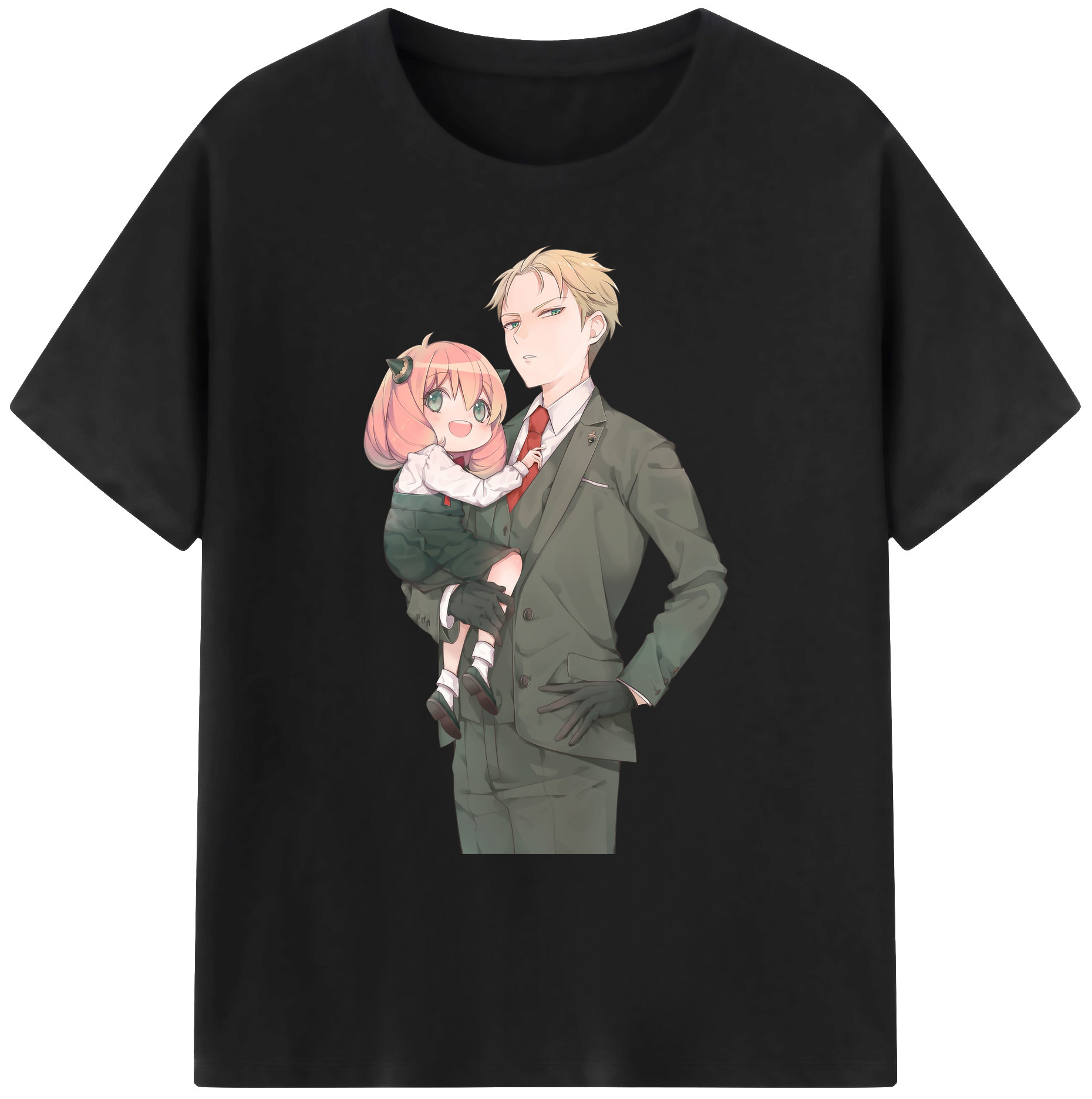 （画像用） SPY×FAMILY间谍家家酒 綿100％ メンズ半袖Tシャツ｜肌触りやわらか＆通気性