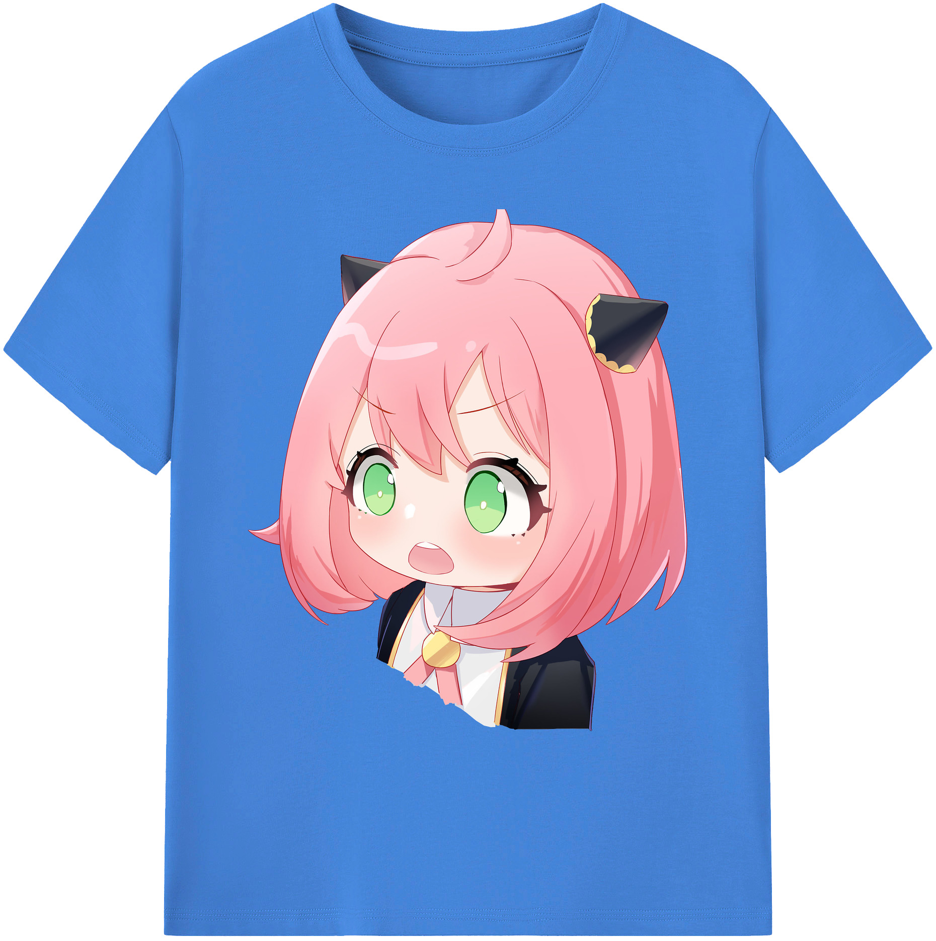 （画像用） SPY×FAMILY间谍家家酒 綿100％ メンズ半袖Tシャツ｜肌触りやわらか＆通気性