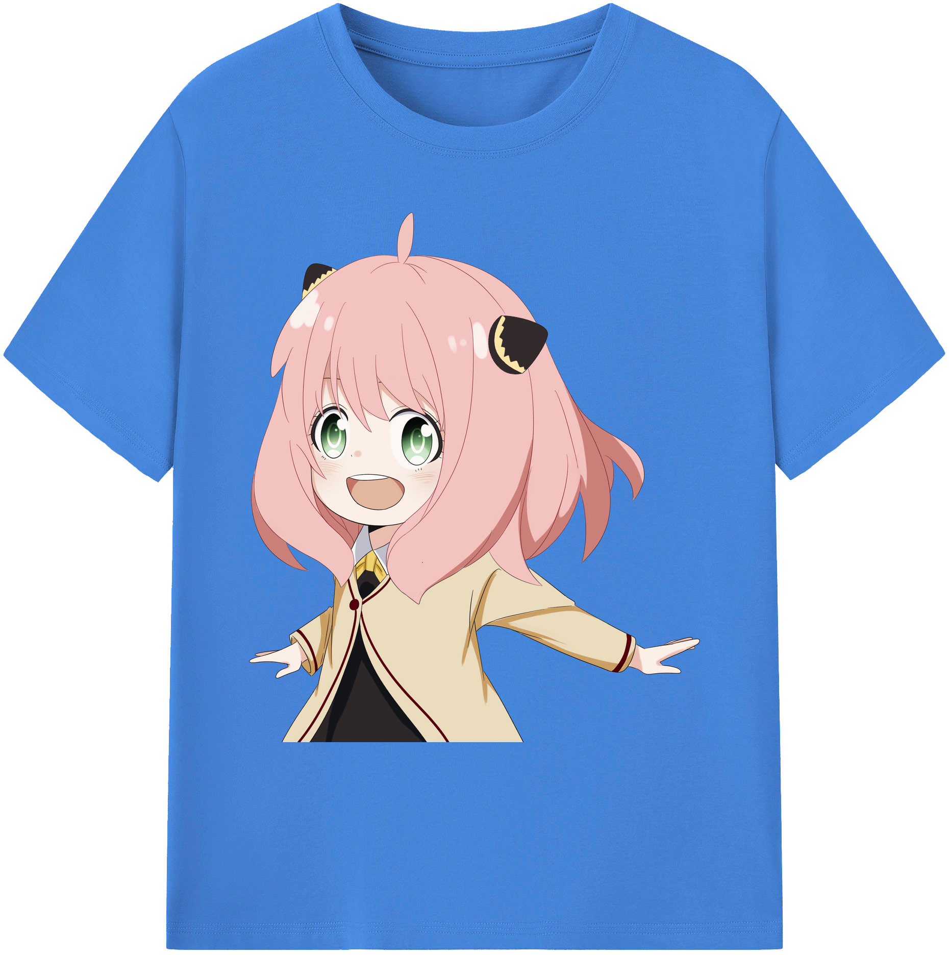 （画像用） SPY×FAMILY间谍家家酒 綿100％ メンズ半袖Tシャツ｜肌触りやわらか＆通気性