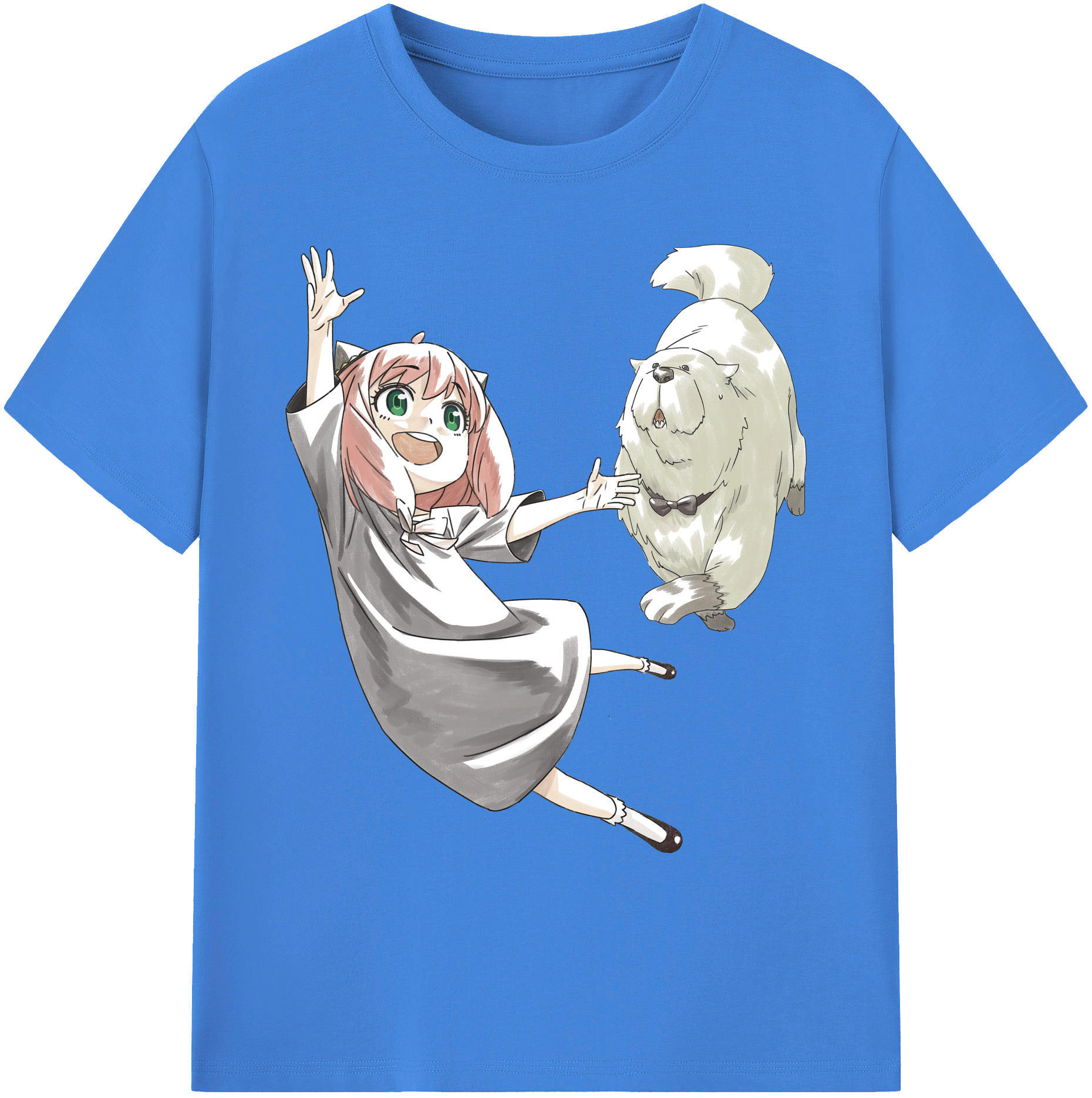 （画像用） SPY×FAMILY间谍家家酒 綿100％ メンズ半袖Tシャツ｜肌触りやわらか＆通気性