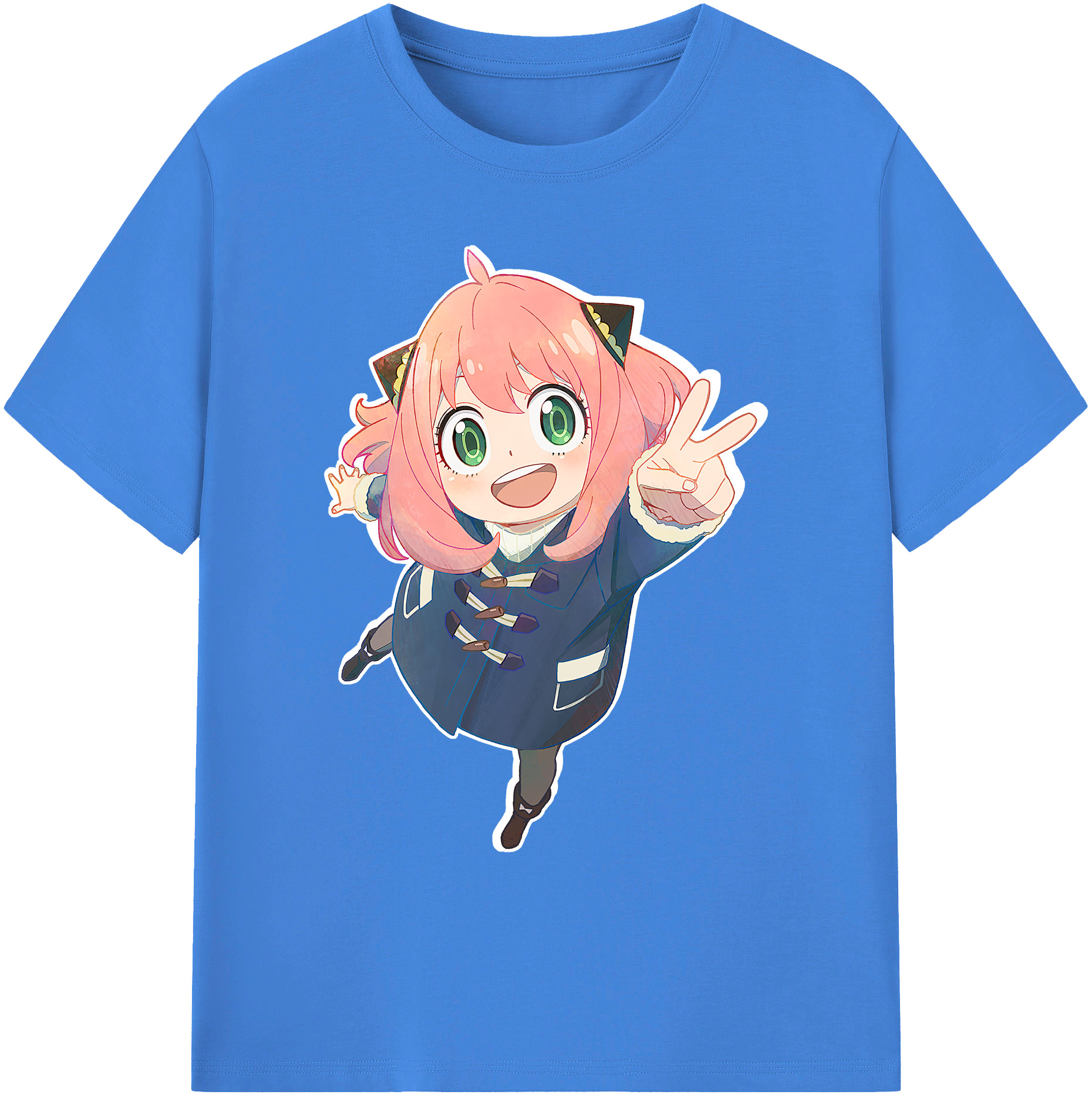 （画像用） SPY×FAMILY间谍家家酒 綿100％ メンズ半袖Tシャツ｜肌触りやわらか＆通気性