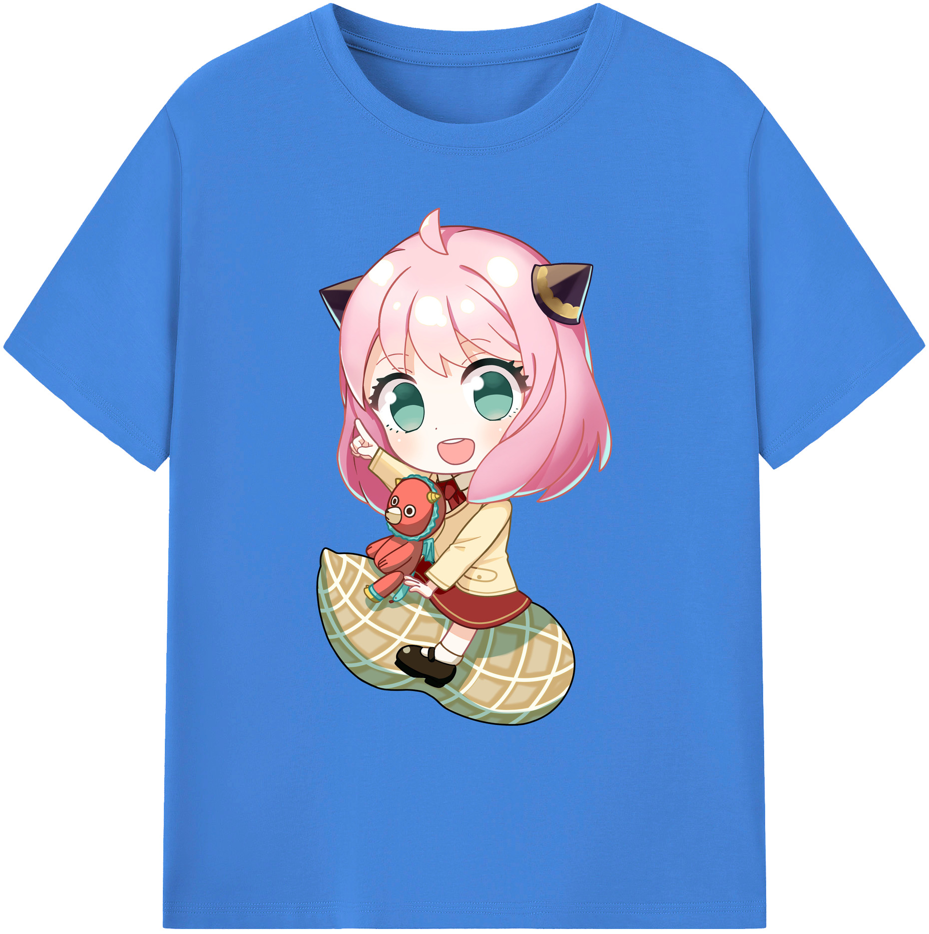 （画像用） SPY×FAMILY间谍家家酒 綿100％ メンズ半袖Tシャツ｜肌触りやわらか＆通気性