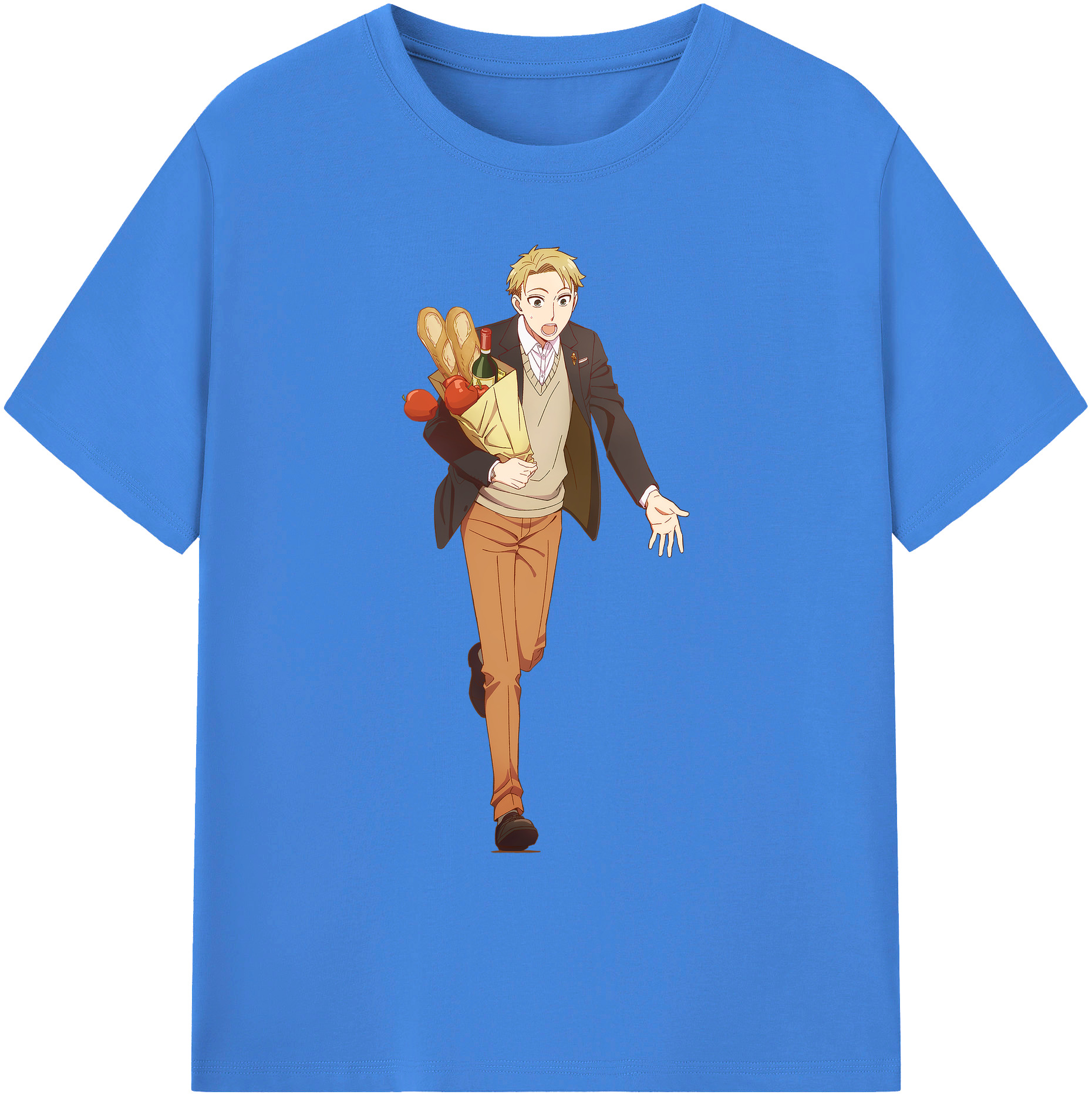 （画像用） SPY×FAMILY间谍家家酒 綿100％ メンズ半袖Tシャツ｜肌触りやわらか＆通気性