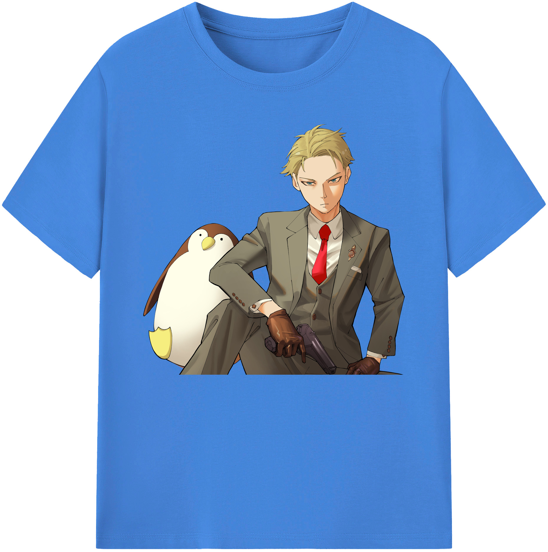 （画像用） SPY×FAMILY间谍家家酒 綿100％ メンズ半袖Tシャツ｜肌触りやわらか＆通気性