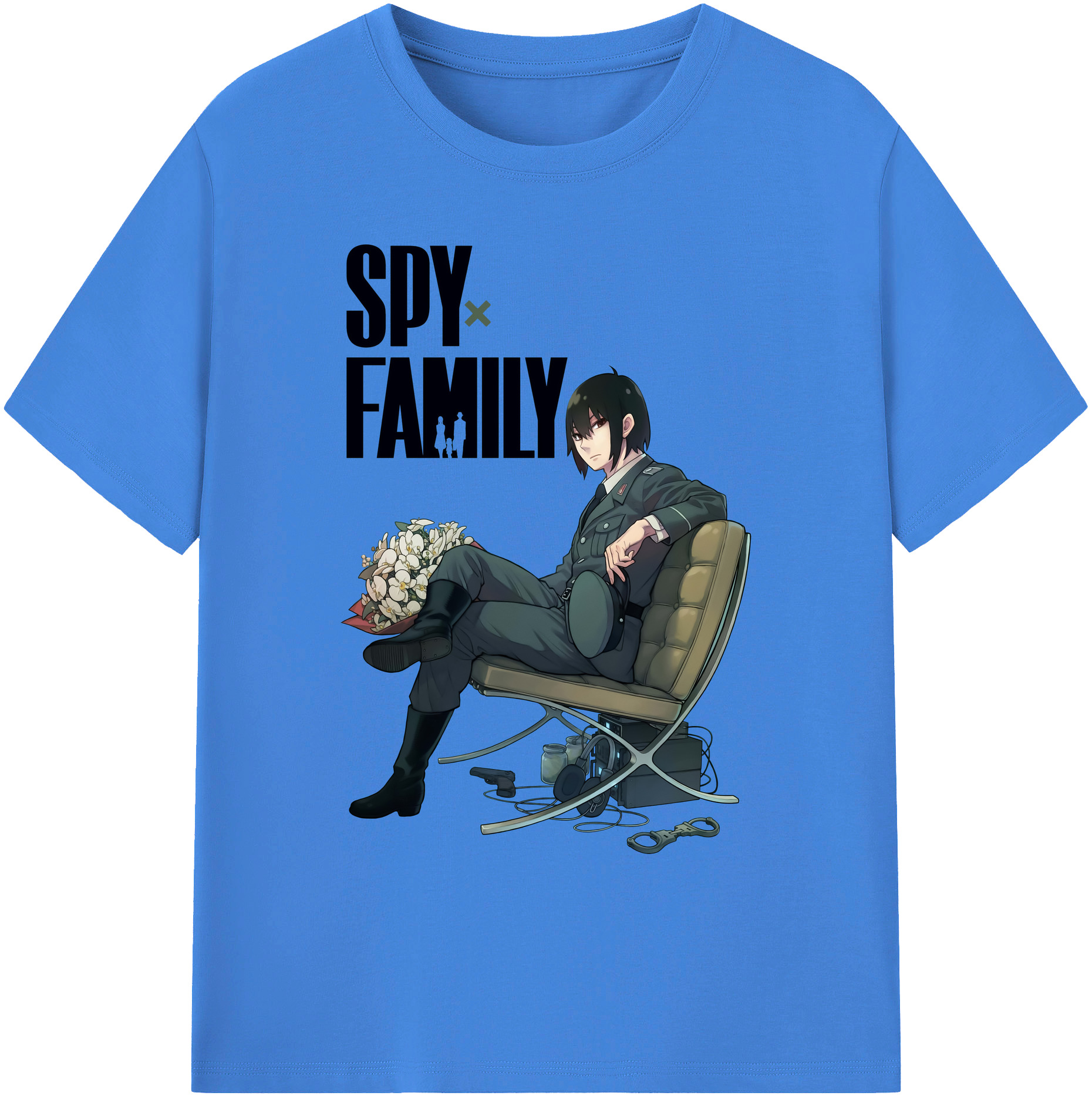 （画像用） SPY×FAMILY间谍家家酒 綿100％ メンズ半袖Tシャツ｜肌触りやわらか＆通気性