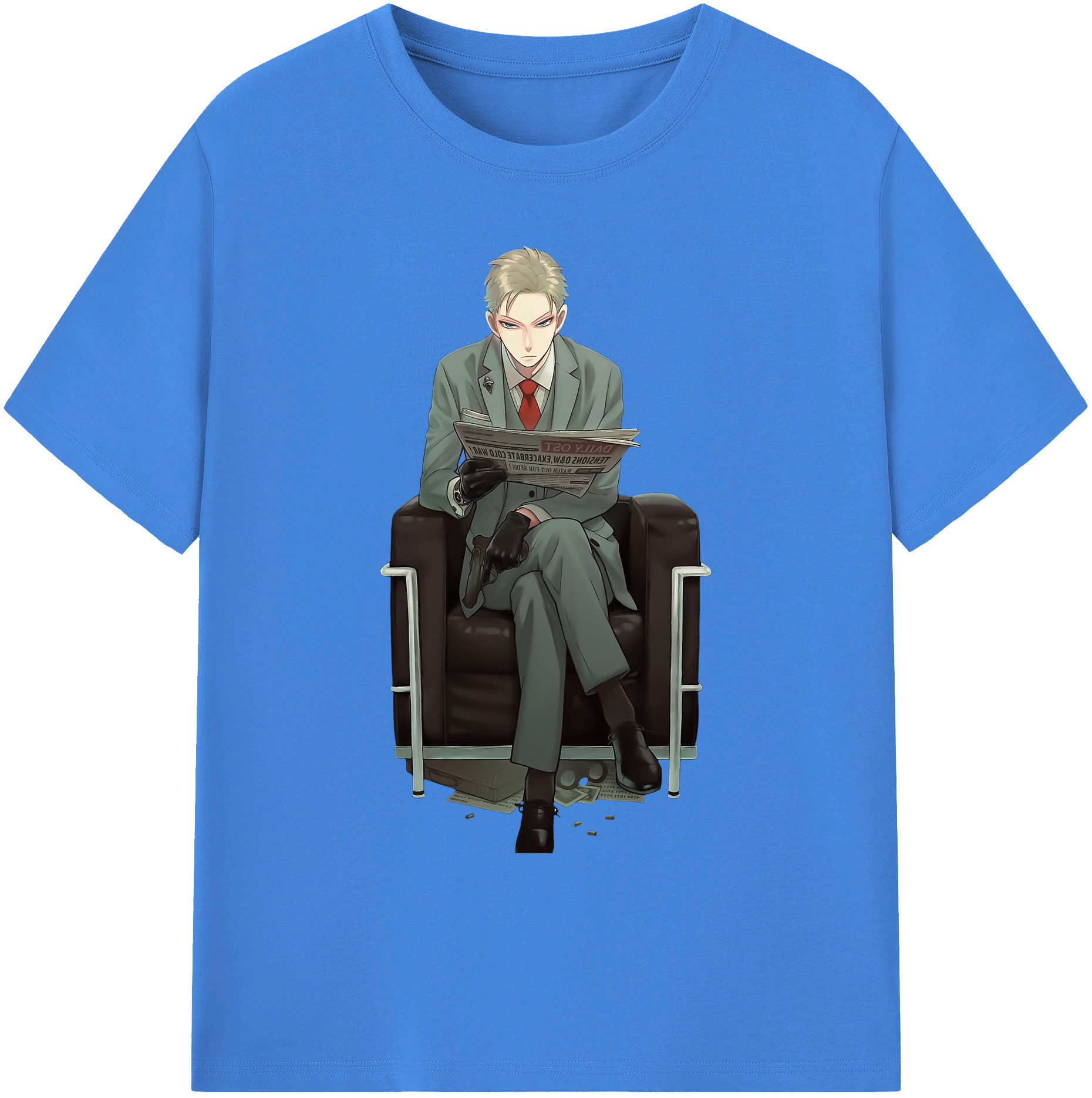 （画像用） SPY×FAMILY间谍家家酒 綿100％ メンズ半袖Tシャツ｜肌触りやわらか＆通気性