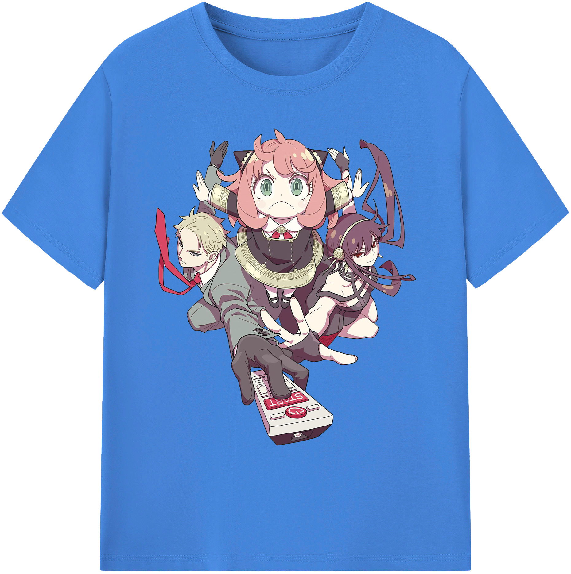 （画像用） SPY×FAMILY间谍家家酒 綿100％ メンズ半袖Tシャツ｜肌触りやわらか＆通気性