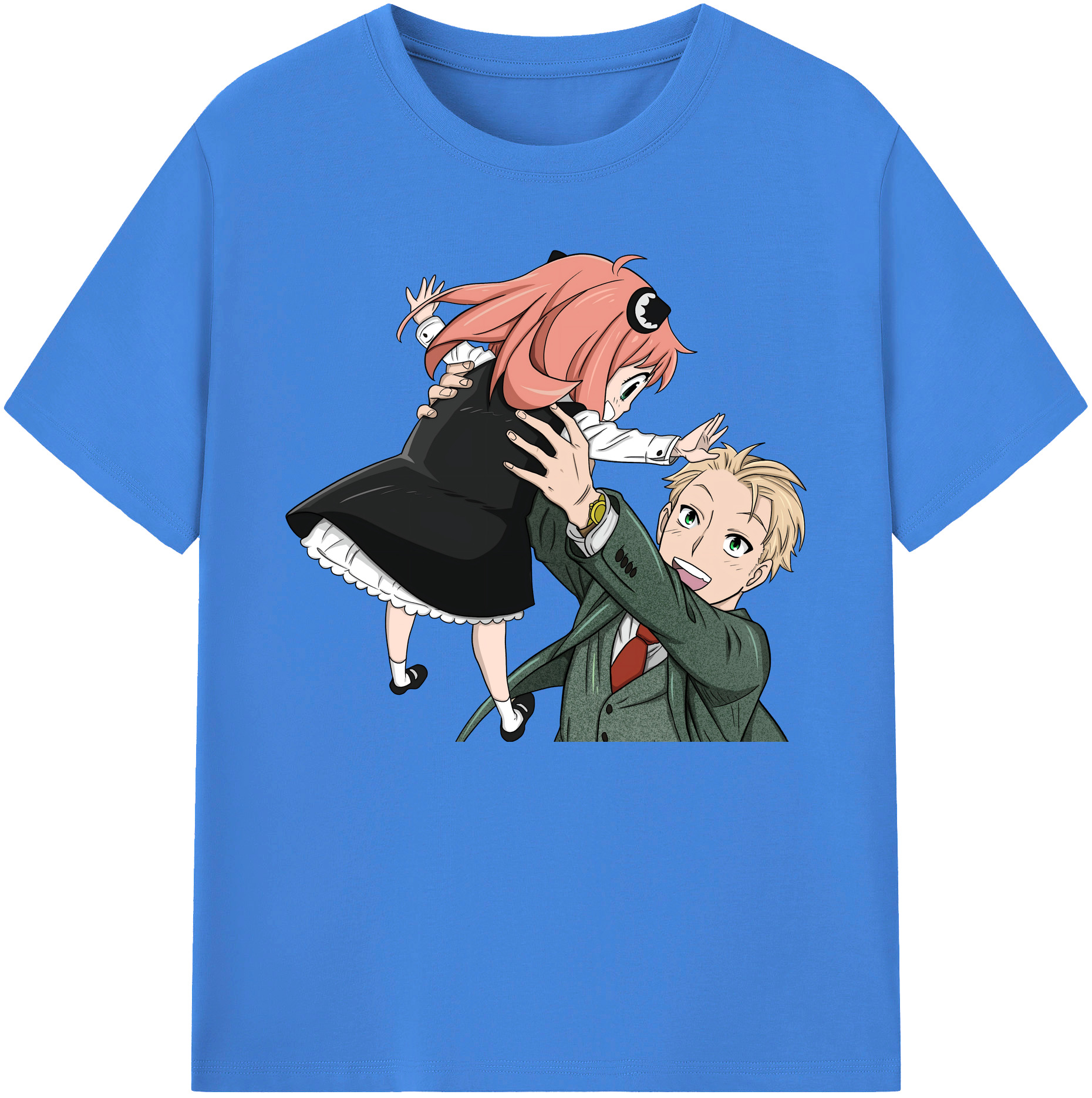 （画像用） SPY×FAMILY间谍家家酒 綿100％ メンズ半袖Tシャツ｜肌触りやわらか＆通気性