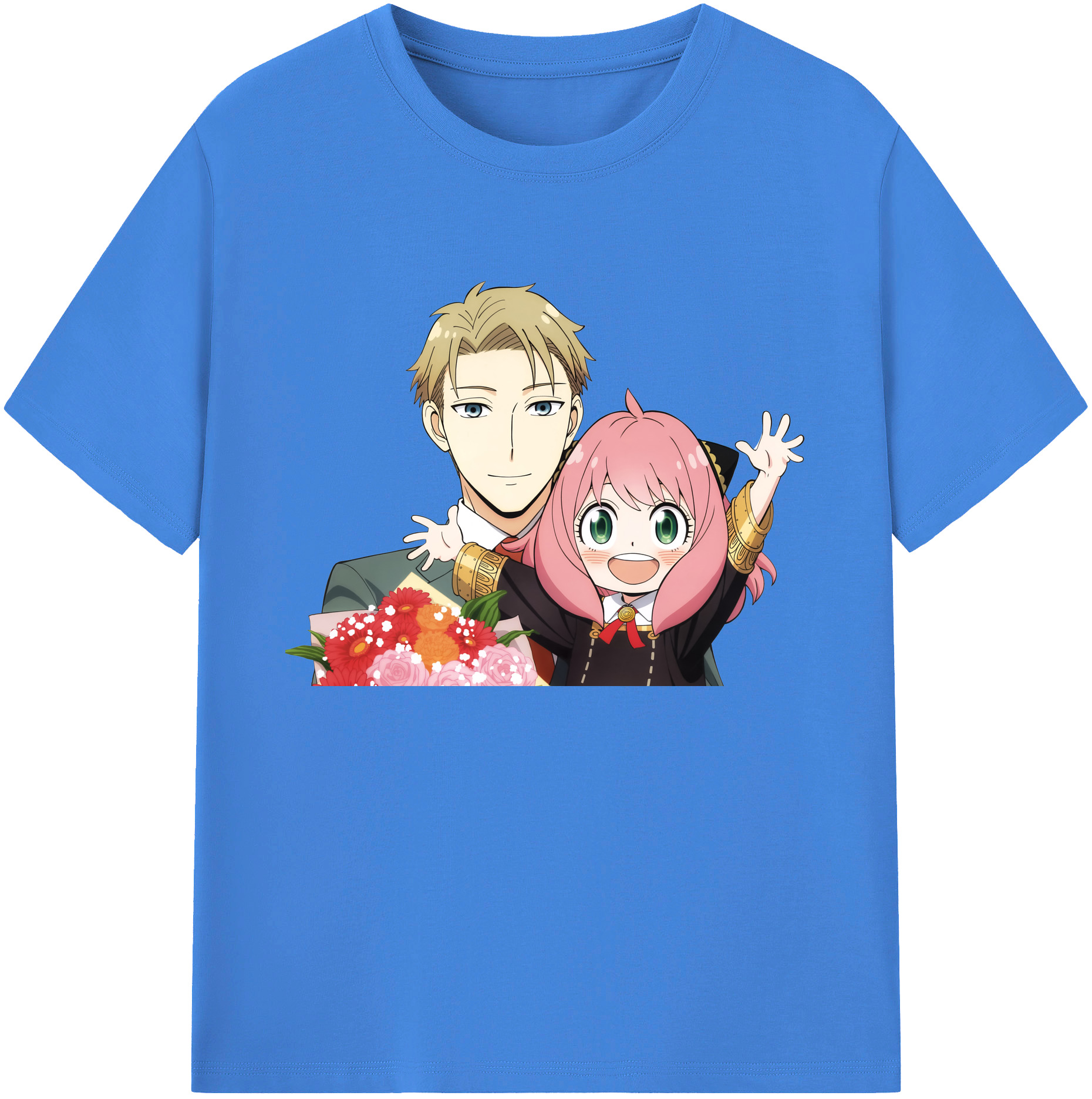 （画像用） SPY×FAMILY间谍家家酒 綿100％ メンズ半袖Tシャツ｜肌触りやわらか＆通気性