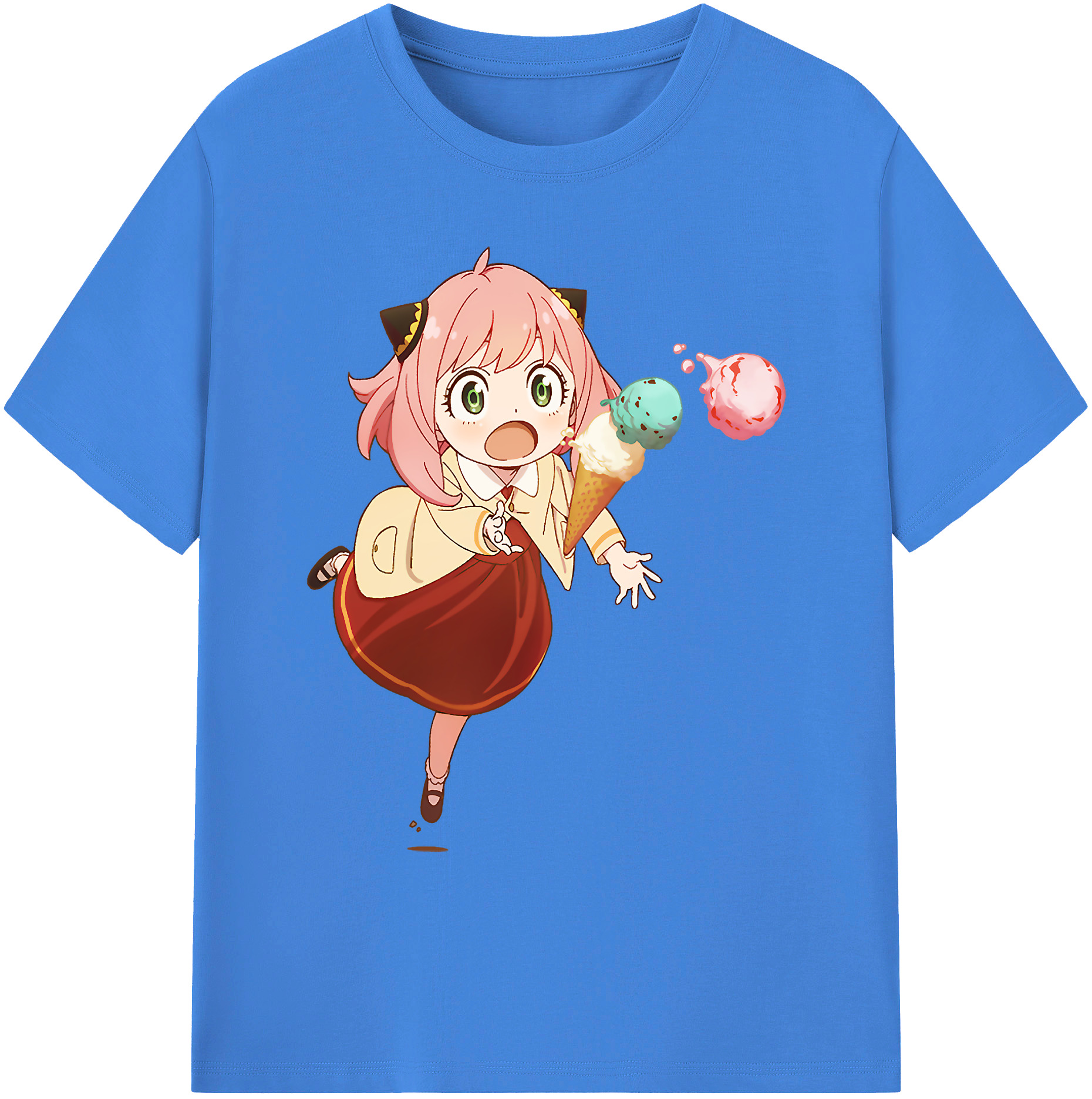 （画像用） SPY×FAMILY间谍家家酒 綿100％ メンズ半袖Tシャツ｜肌触りやわらか＆通気性