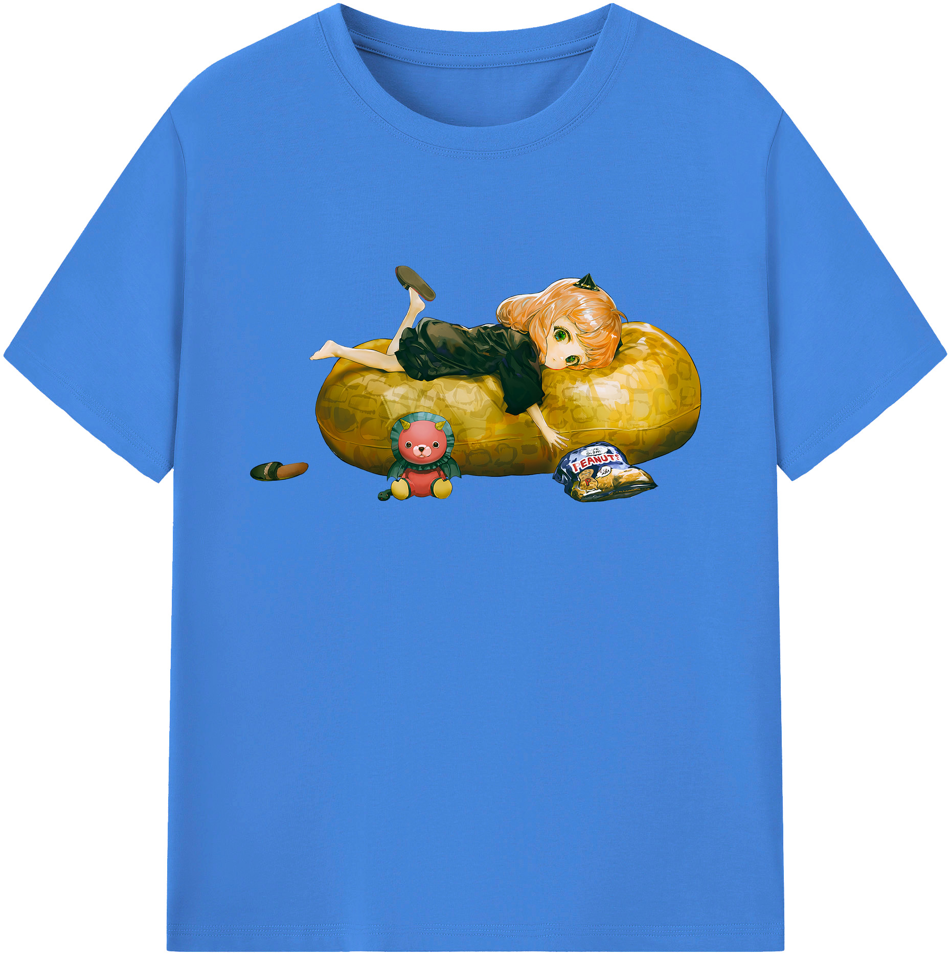 （画像用） SPY×FAMILY间谍家家酒 綿100％ メンズ半袖Tシャツ｜肌触りやわらか＆通気性