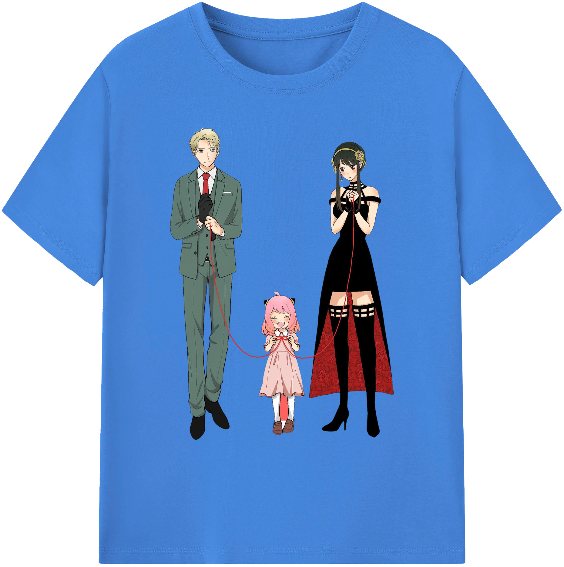 （画像用） SPY×FAMILY间谍家家酒 綿100％ メンズ半袖Tシャツ｜肌触りやわらか＆通気性