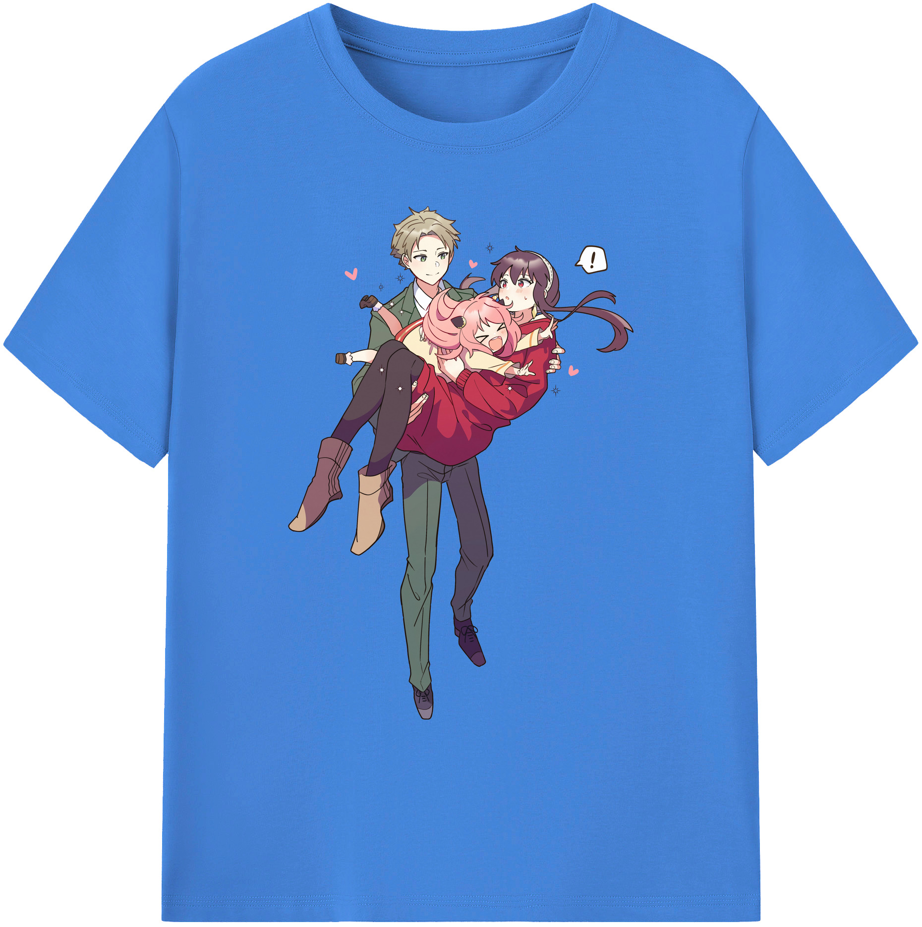 （画像用） SPY×FAMILY间谍家家酒 綿100％ メンズ半袖Tシャツ｜肌触りやわらか＆通気性