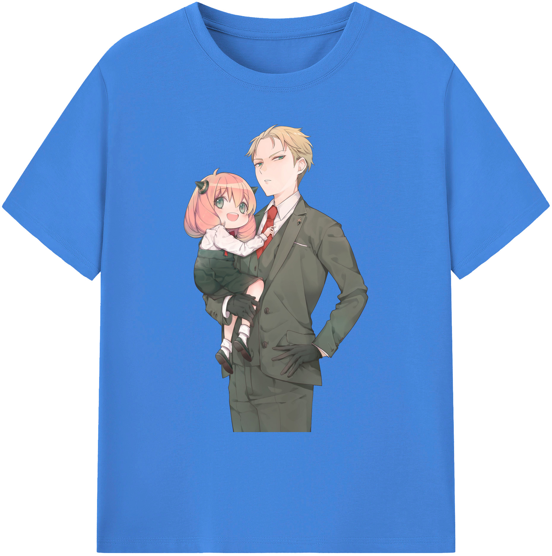 （画像用） SPY×FAMILY间谍家家酒 綿100％ メンズ半袖Tシャツ｜肌触りやわらか＆通気性
