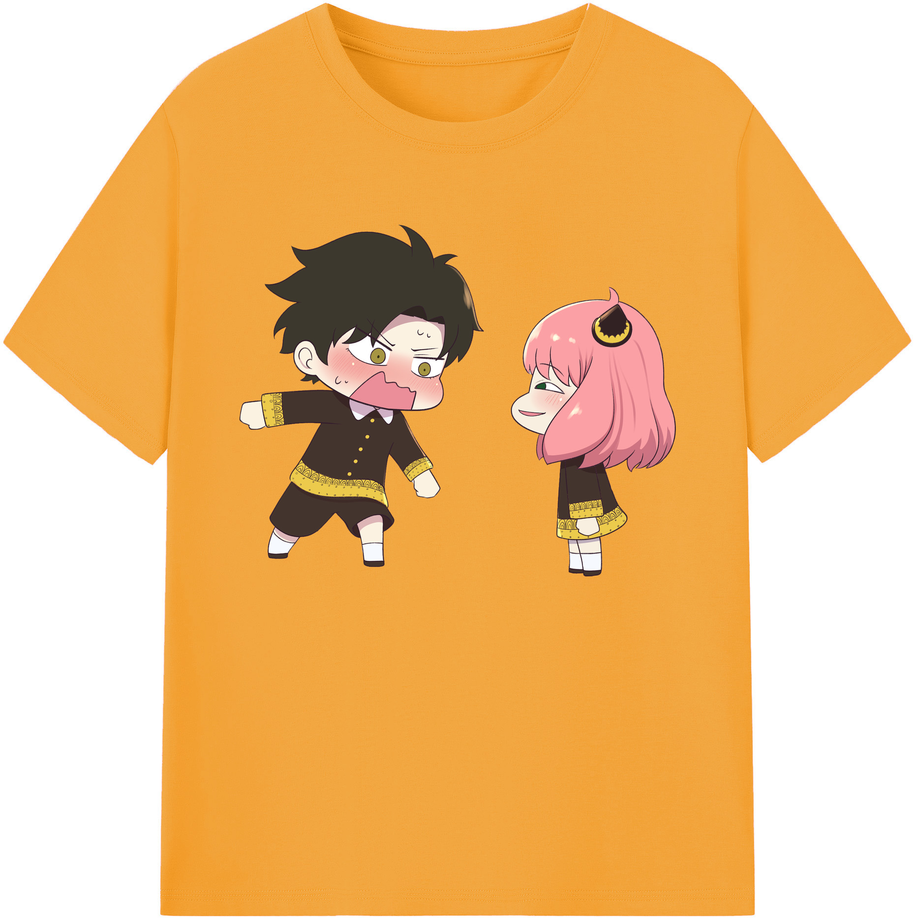 （画像用） SPY×FAMILY间谍家家酒 綿100％ メンズ半袖Tシャツ｜肌触りやわらか＆通気性