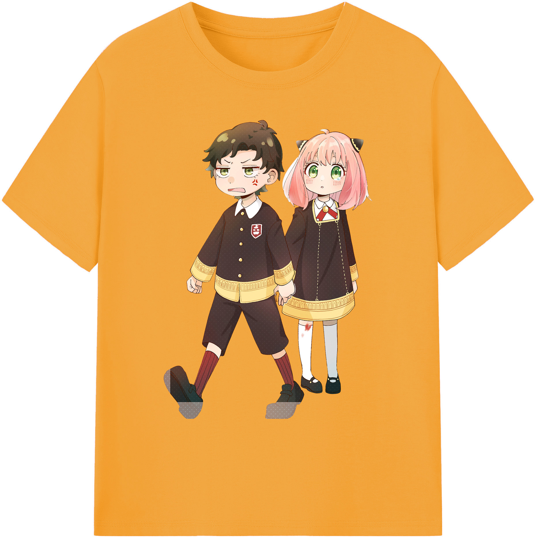 （画像用） SPY×FAMILY间谍家家酒 綿100％ メンズ半袖Tシャツ｜肌触りやわらか＆通気性