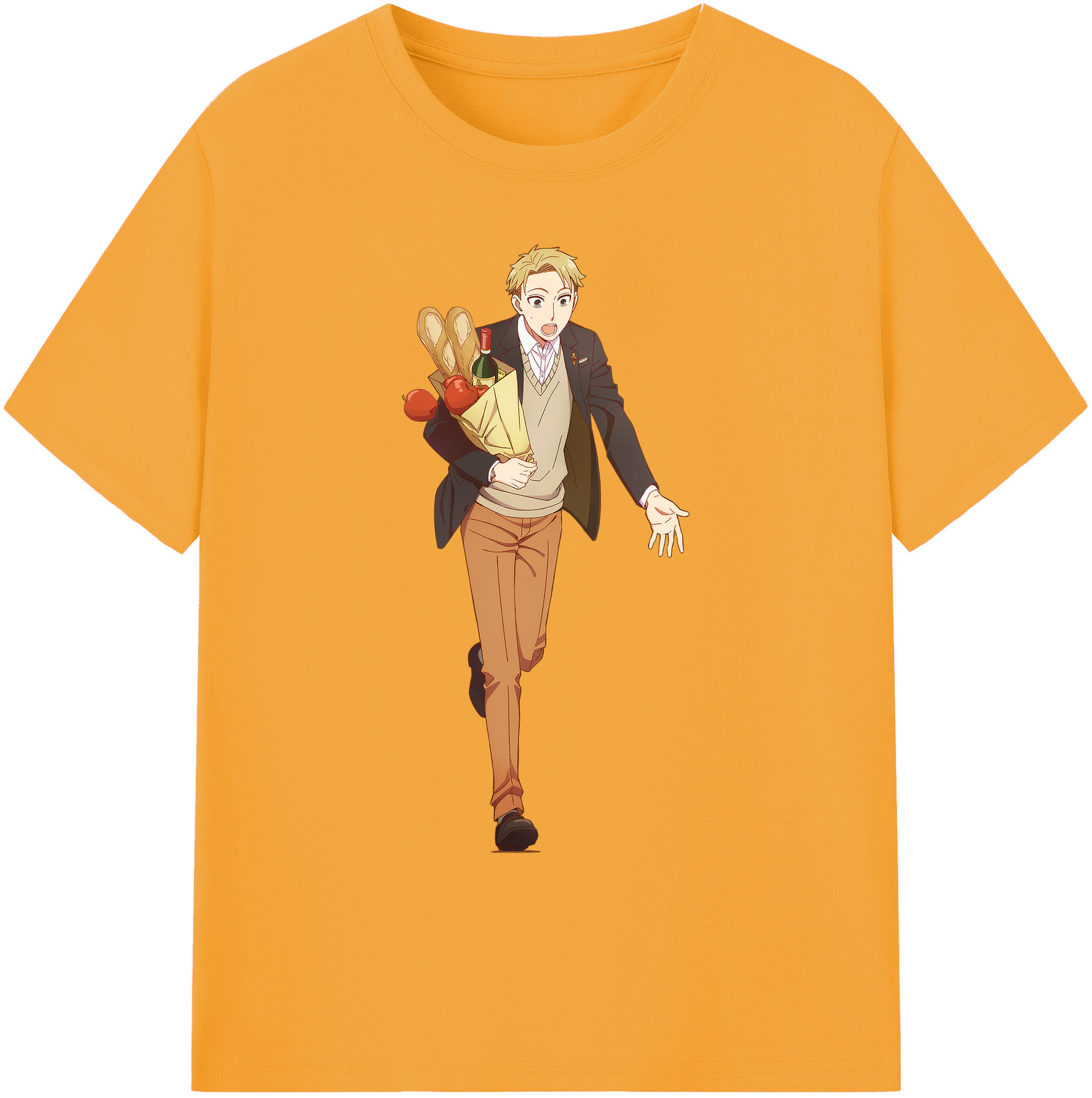 （画像用） SPY×FAMILY间谍家家酒 綿100％ メンズ半袖Tシャツ｜肌触りやわらか＆通気性