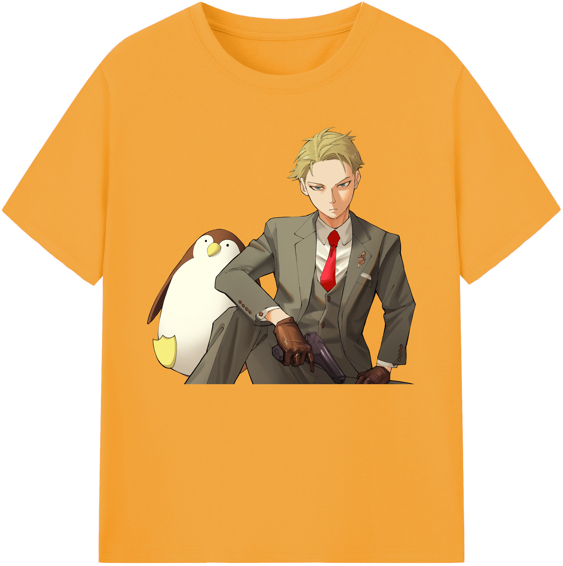（画像用） SPY×FAMILY间谍家家酒 綿100％ メンズ半袖Tシャツ｜肌触りやわらか＆通気性