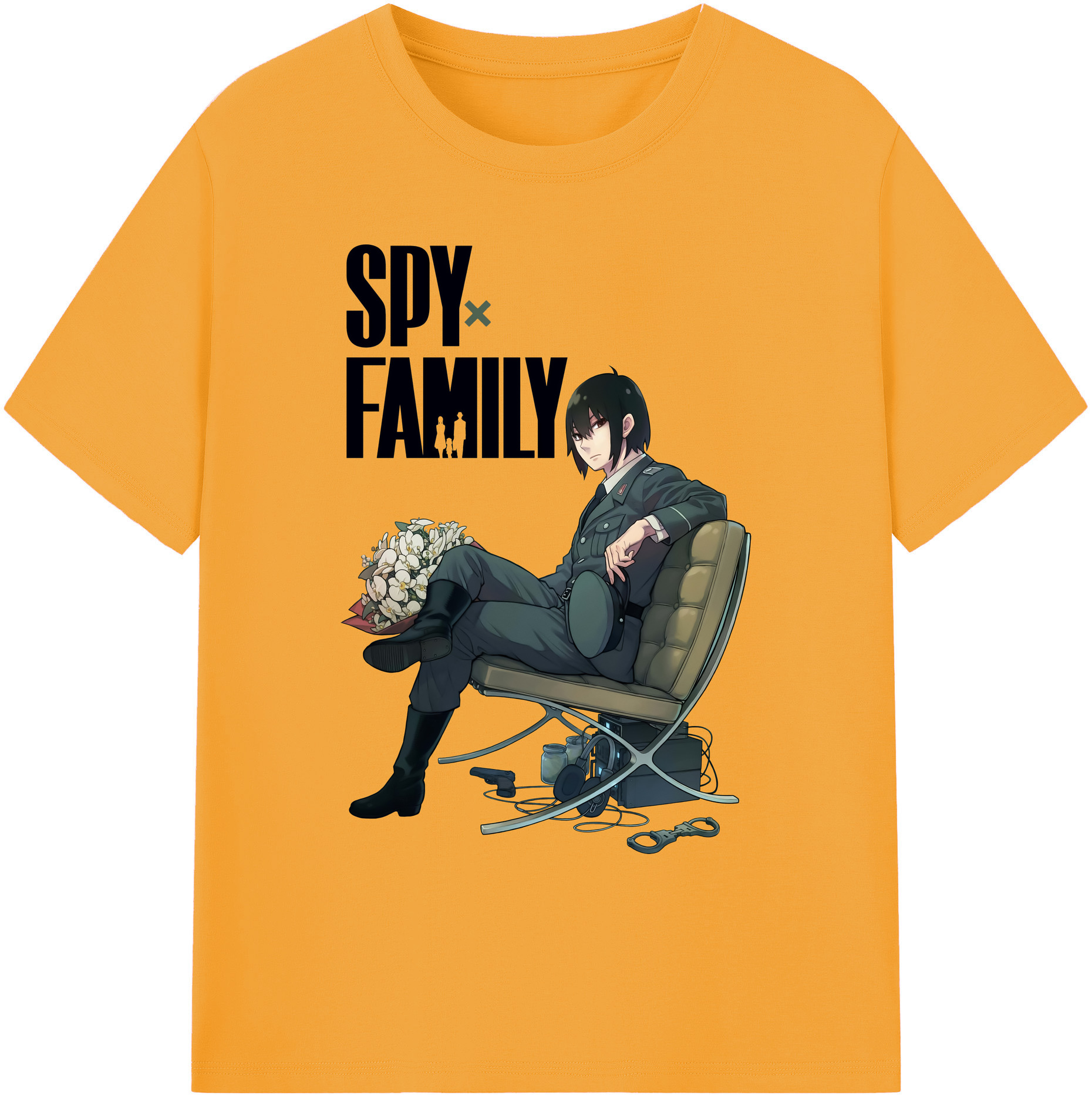 （画像用） SPY×FAMILY间谍家家酒 綿100％ メンズ半袖Tシャツ｜肌触りやわらか＆通気性