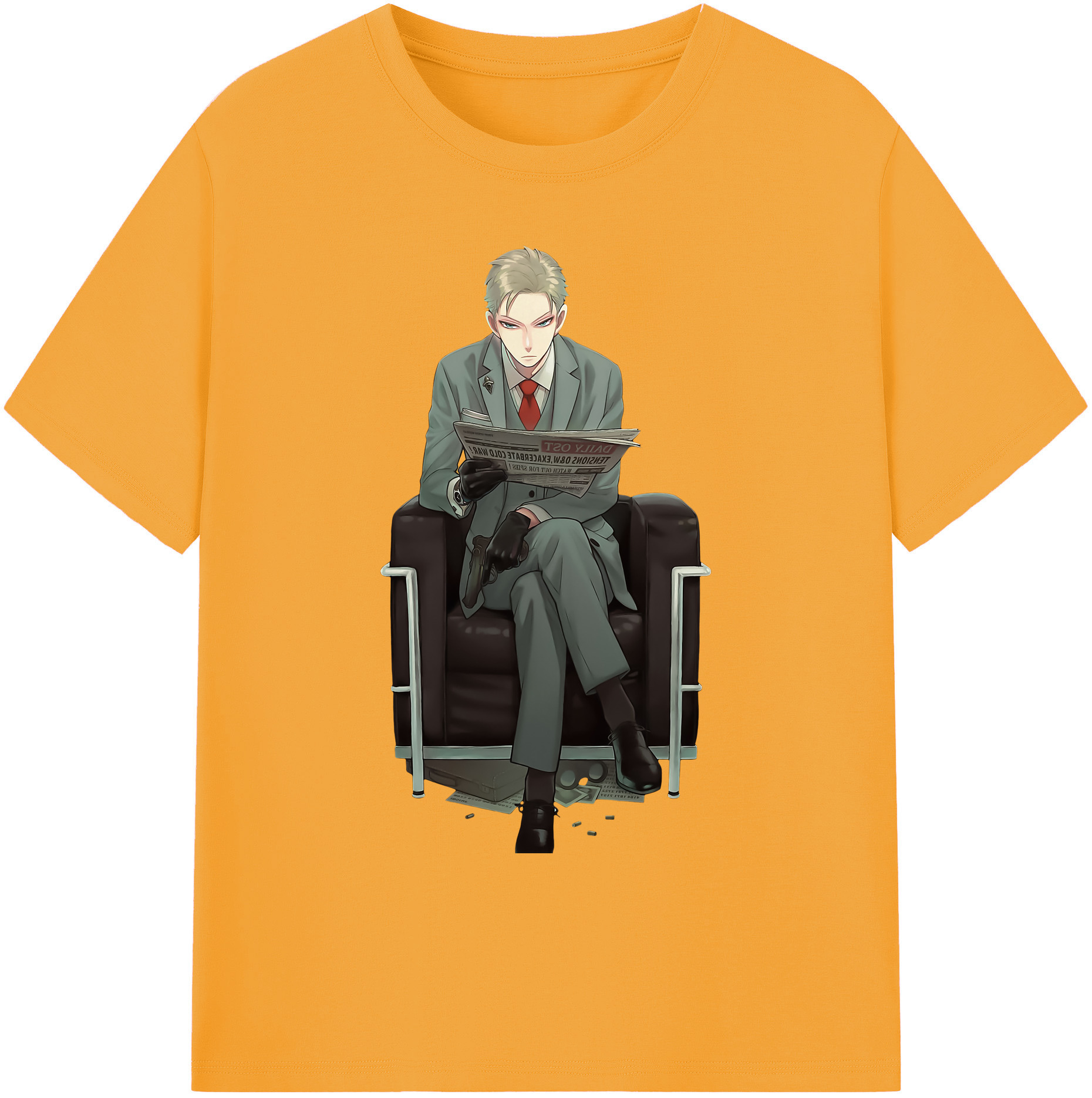 （画像用） SPY×FAMILY间谍家家酒 綿100％ メンズ半袖Tシャツ｜肌触りやわらか＆通気性