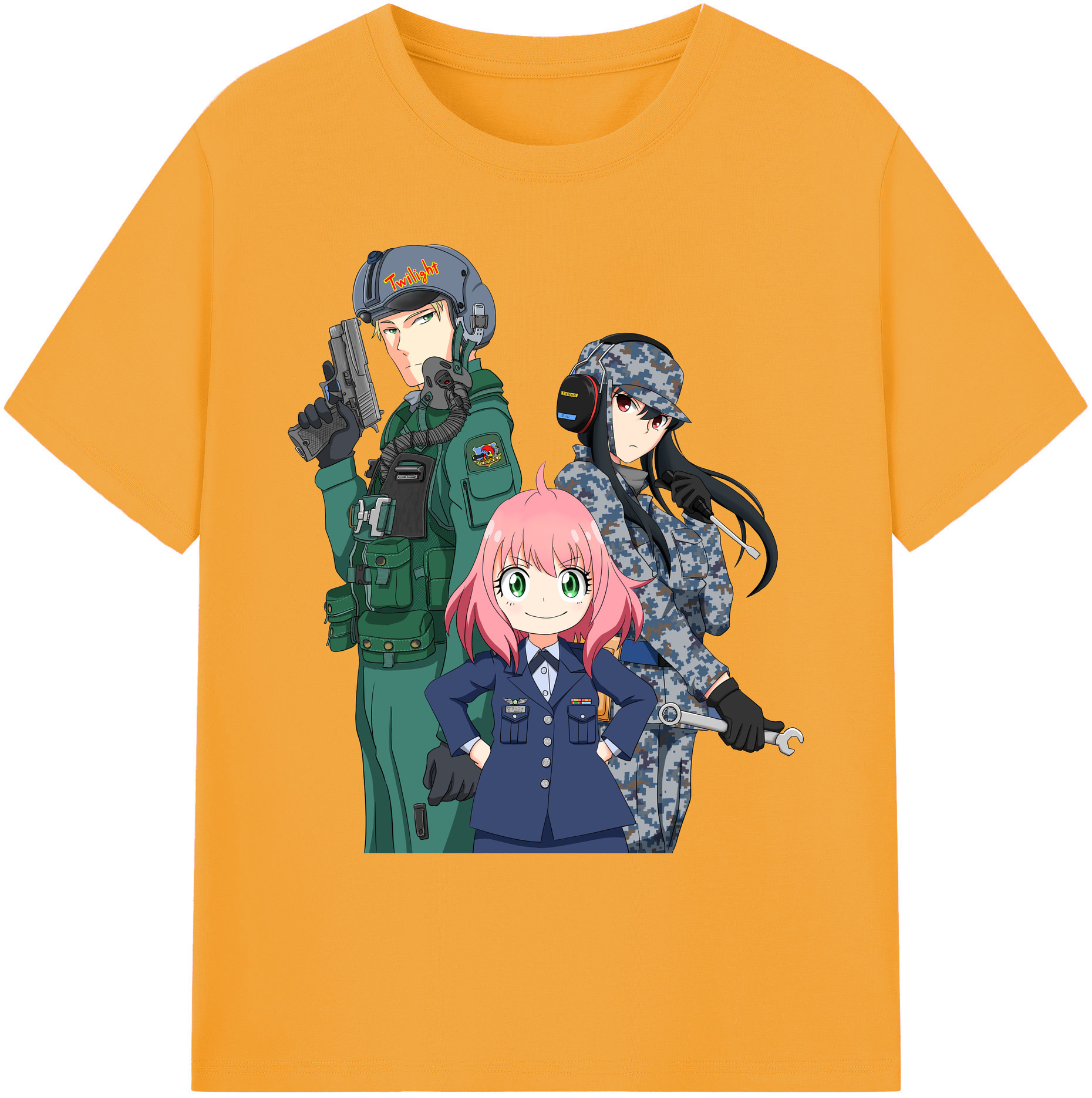 （画像用） SPY×FAMILY间谍家家酒 綿100％ メンズ半袖Tシャツ｜肌触りやわらか＆通気性