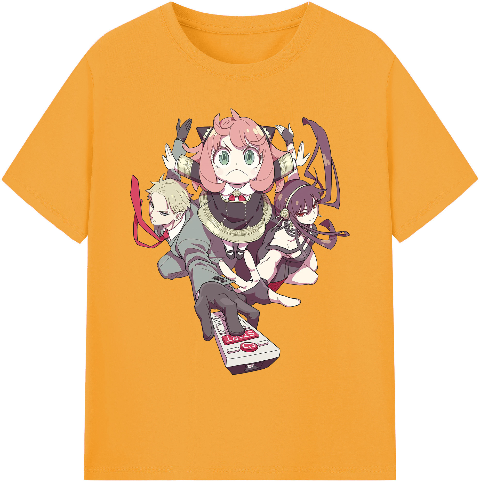 （画像用） SPY×FAMILY间谍家家酒 綿100％ メンズ半袖Tシャツ｜肌触りやわらか＆通気性