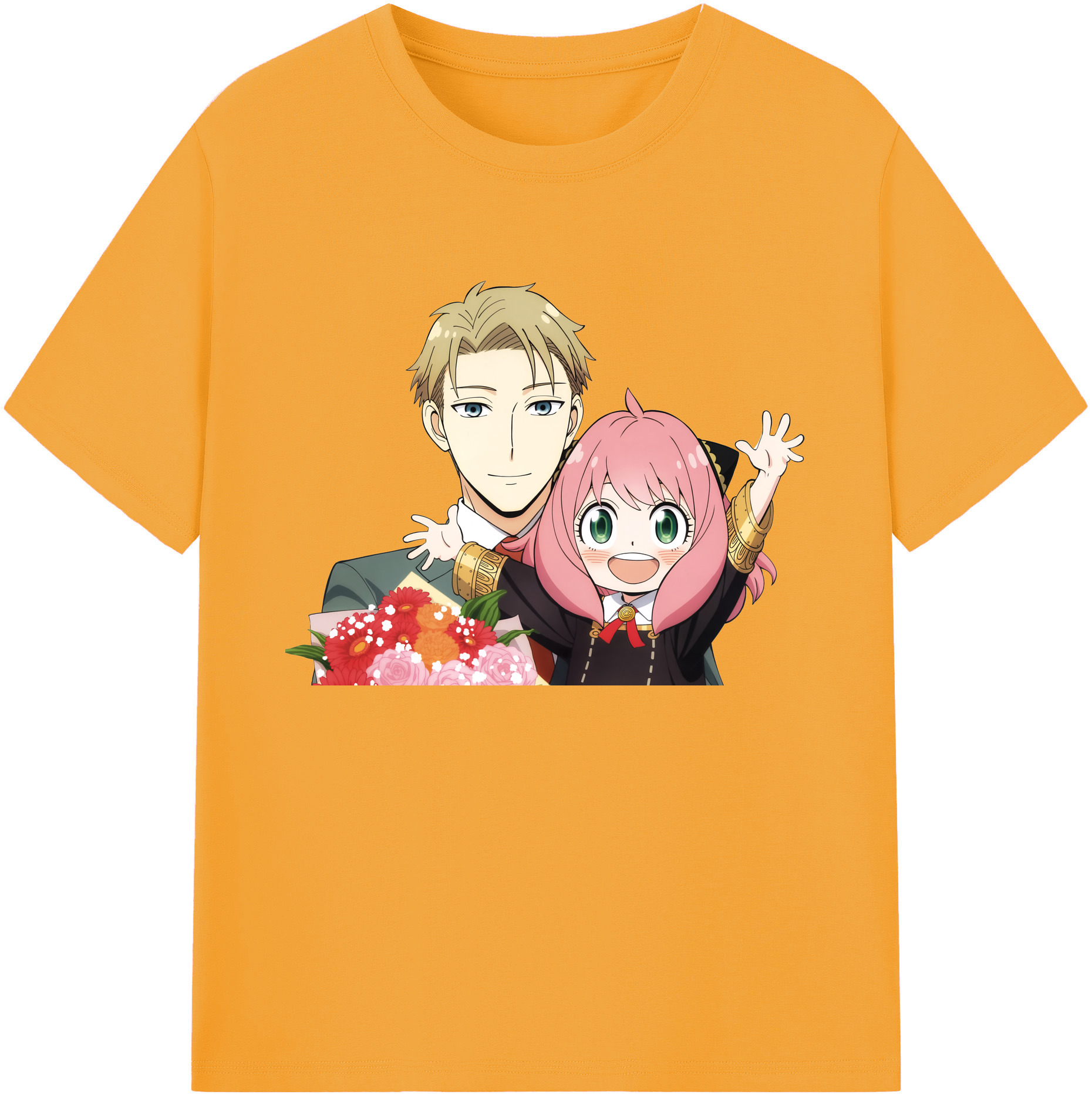 （画像用） SPY×FAMILY间谍家家酒 綿100％ メンズ半袖Tシャツ｜肌触りやわらか＆通気性