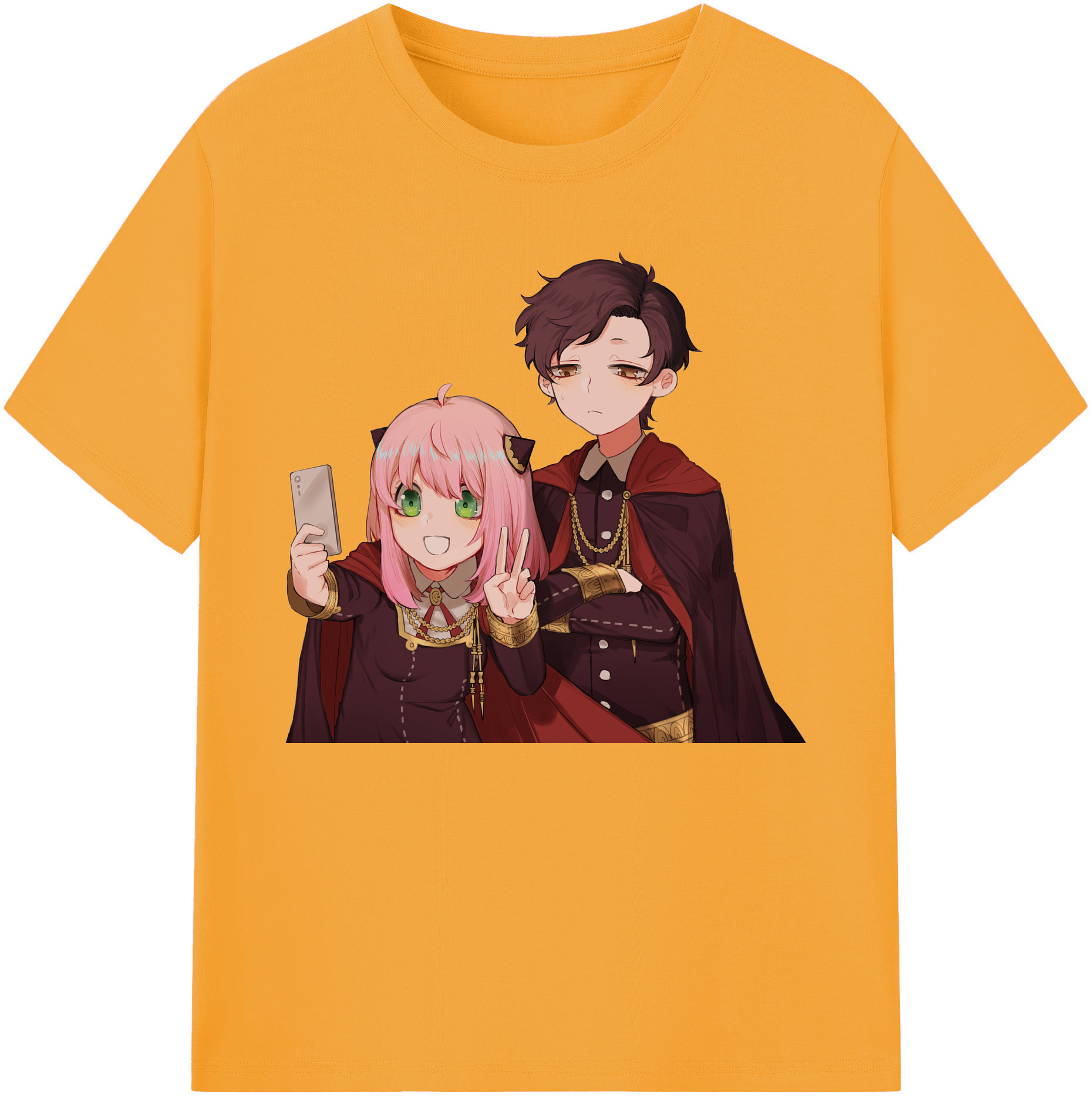 （画像用） SPY×FAMILY间谍家家酒 綿100％ メンズ半袖Tシャツ｜肌触りやわらか＆通気性