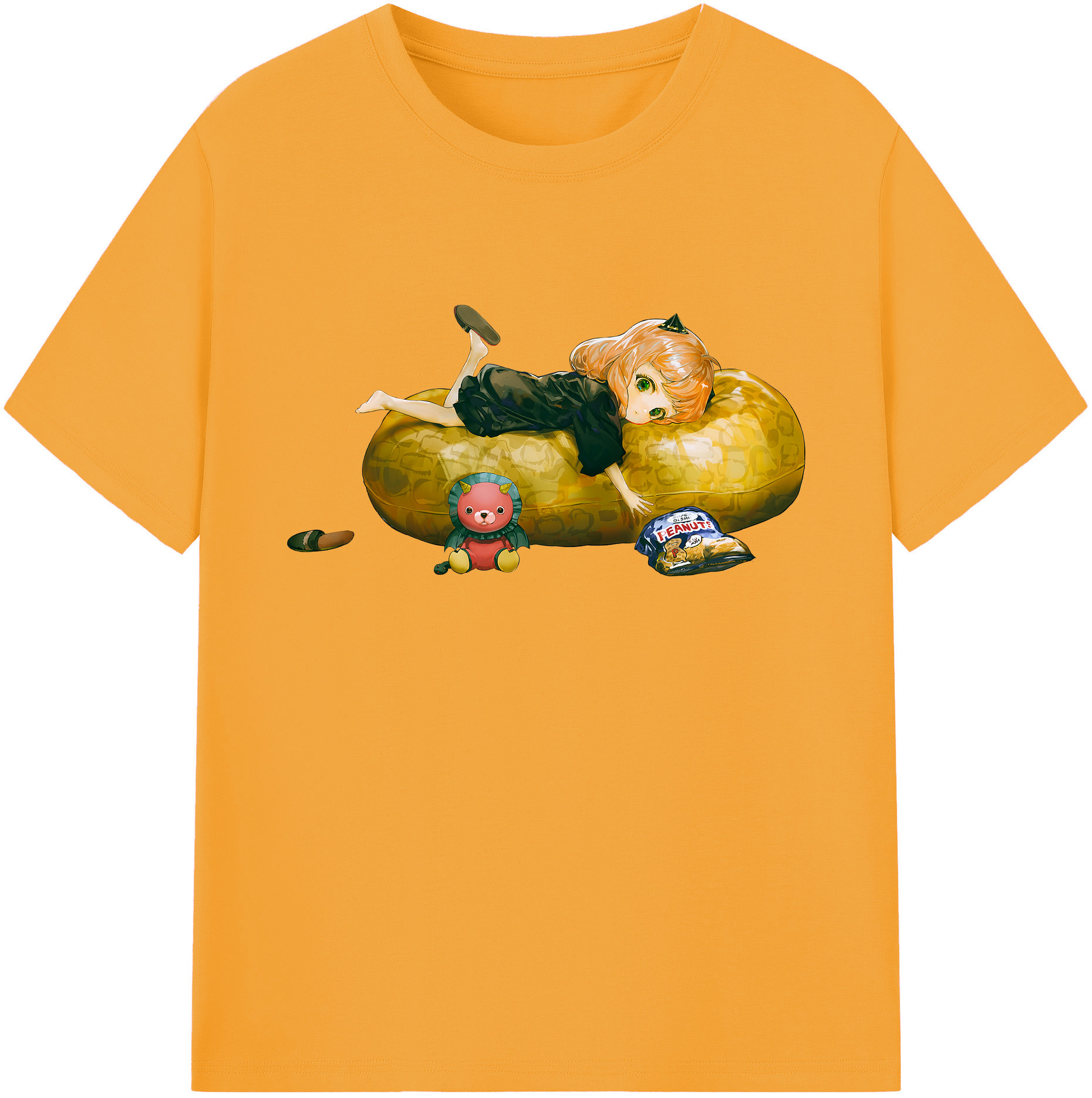 （画像用） SPY×FAMILY间谍家家酒 綿100％ メンズ半袖Tシャツ｜肌触りやわらか＆通気性