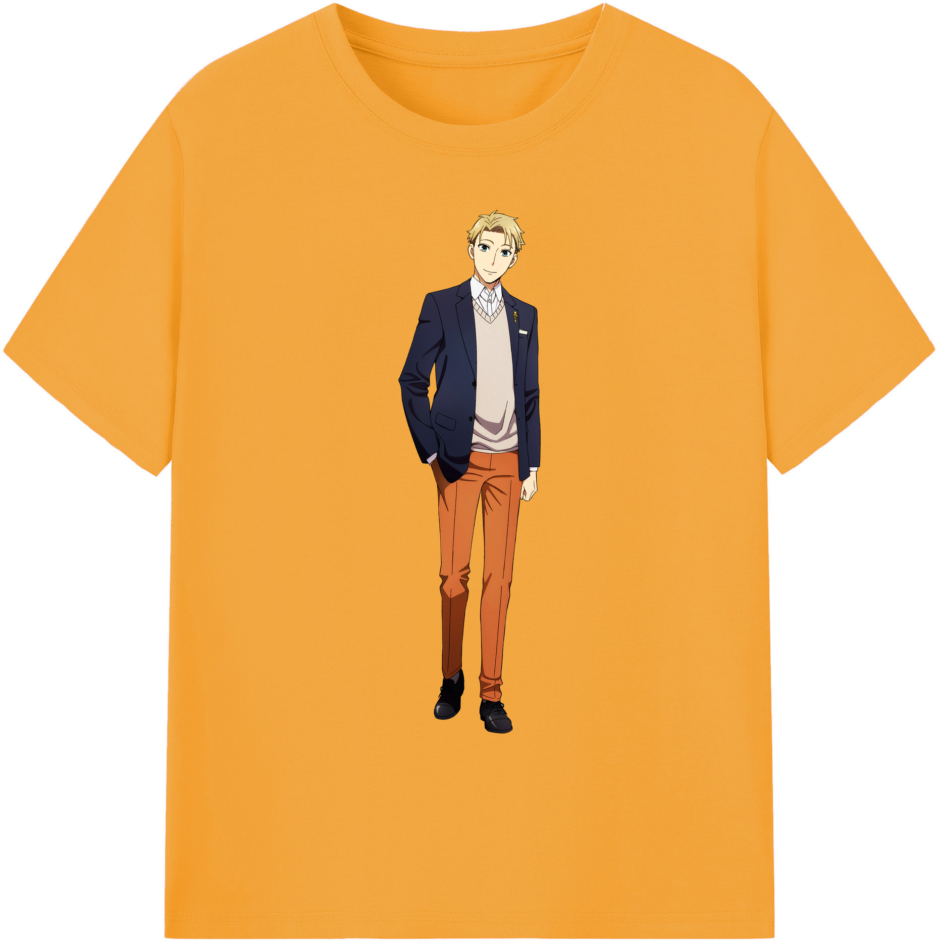 （画像用） SPY×FAMILY间谍家家酒 綿100％ メンズ半袖Tシャツ｜肌触りやわらか＆通気性