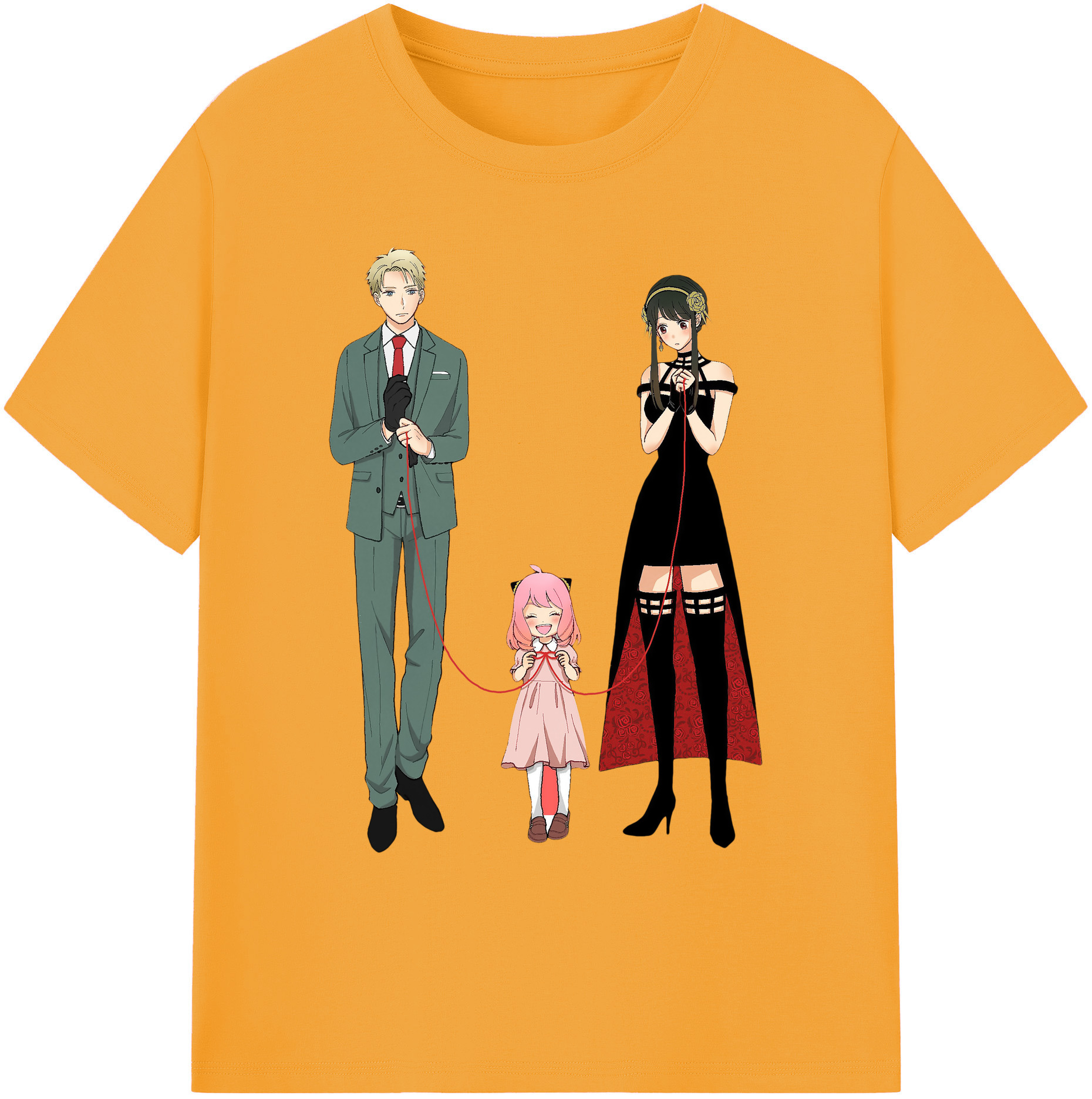 （画像用） SPY×FAMILY间谍家家酒 綿100％ メンズ半袖Tシャツ｜肌触りやわらか＆通気性