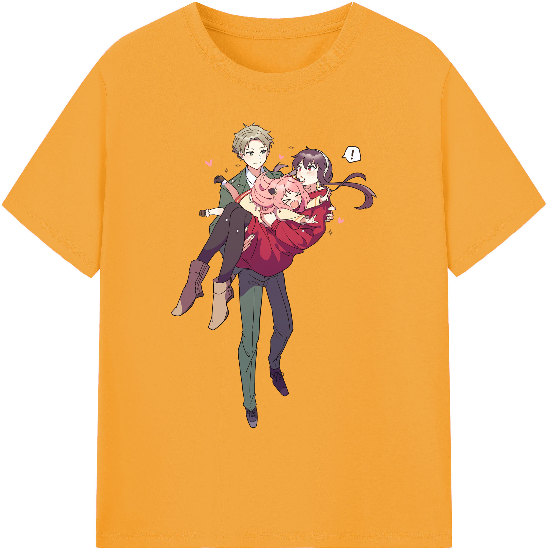 （画像用） SPY×FAMILY间谍家家酒 綿100％ メンズ半袖Tシャツ｜肌触りやわらか＆通気性