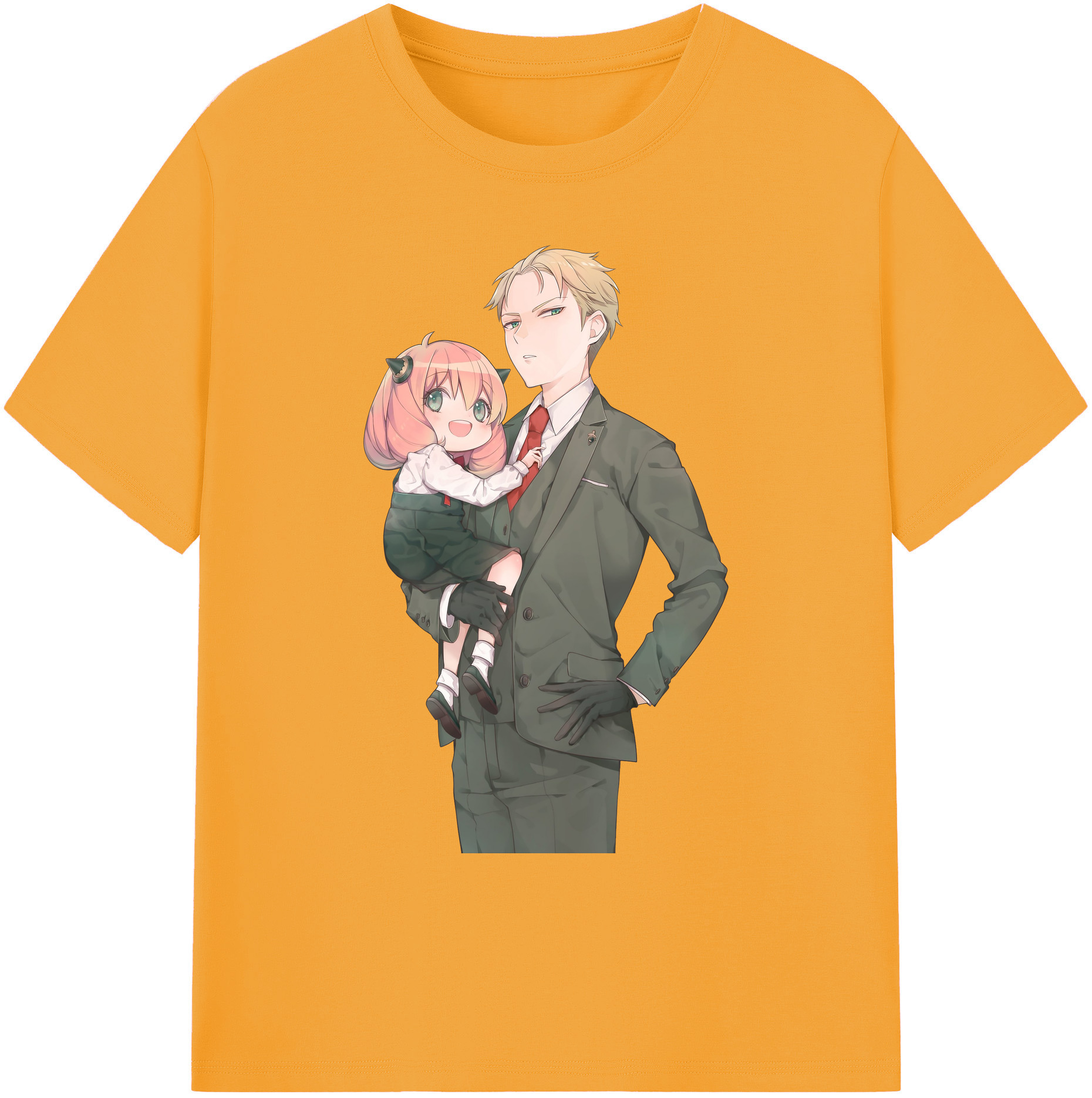 （画像用） SPY×FAMILY间谍家家酒 綿100％ メンズ半袖Tシャツ｜肌触りやわらか＆通気性